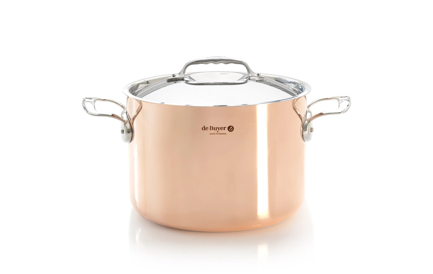 Prima Matera cooking pot high. Ø24cm, lid, indu.