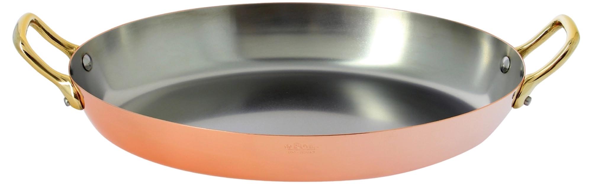 Inocuivre frying pan copperedel steel oval L: 36cm