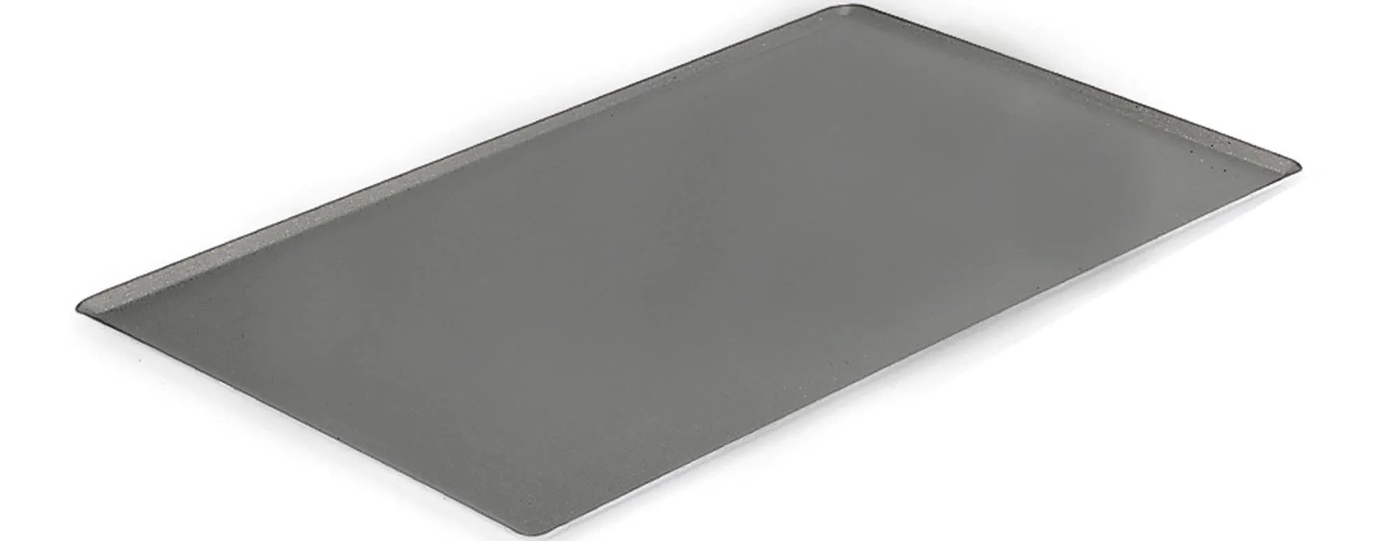 Das CHOC Backblech Alu Antihaft GN 23 von de Buyer: robustes Aluminium, exzellente Wärmeleitung, Antihaftbeschichtung, ideal für Profis.