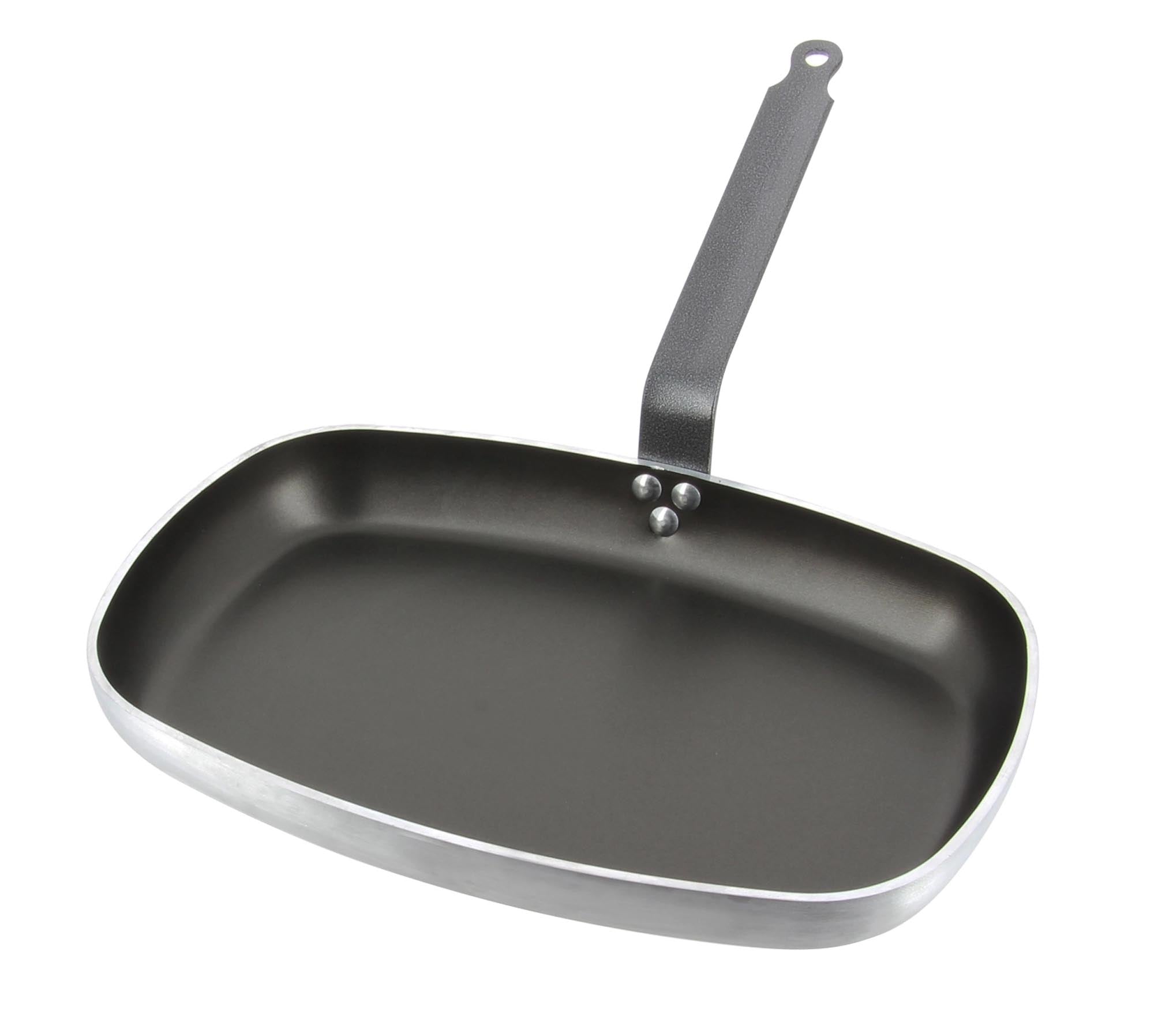 Choc fish pan rectangular aluminum non -stick 40x28cm