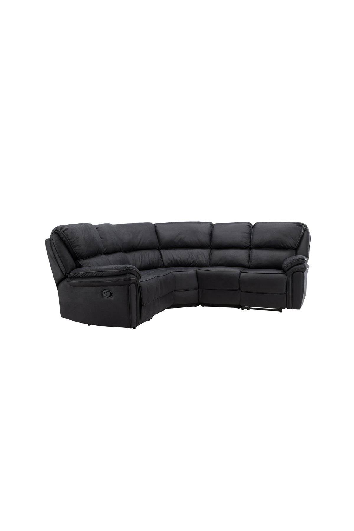 Saranda Liegesofa in Schwarz präsentiert im Onlineshop von KAQTU Design AG. Ecksofa ist von Venture Home