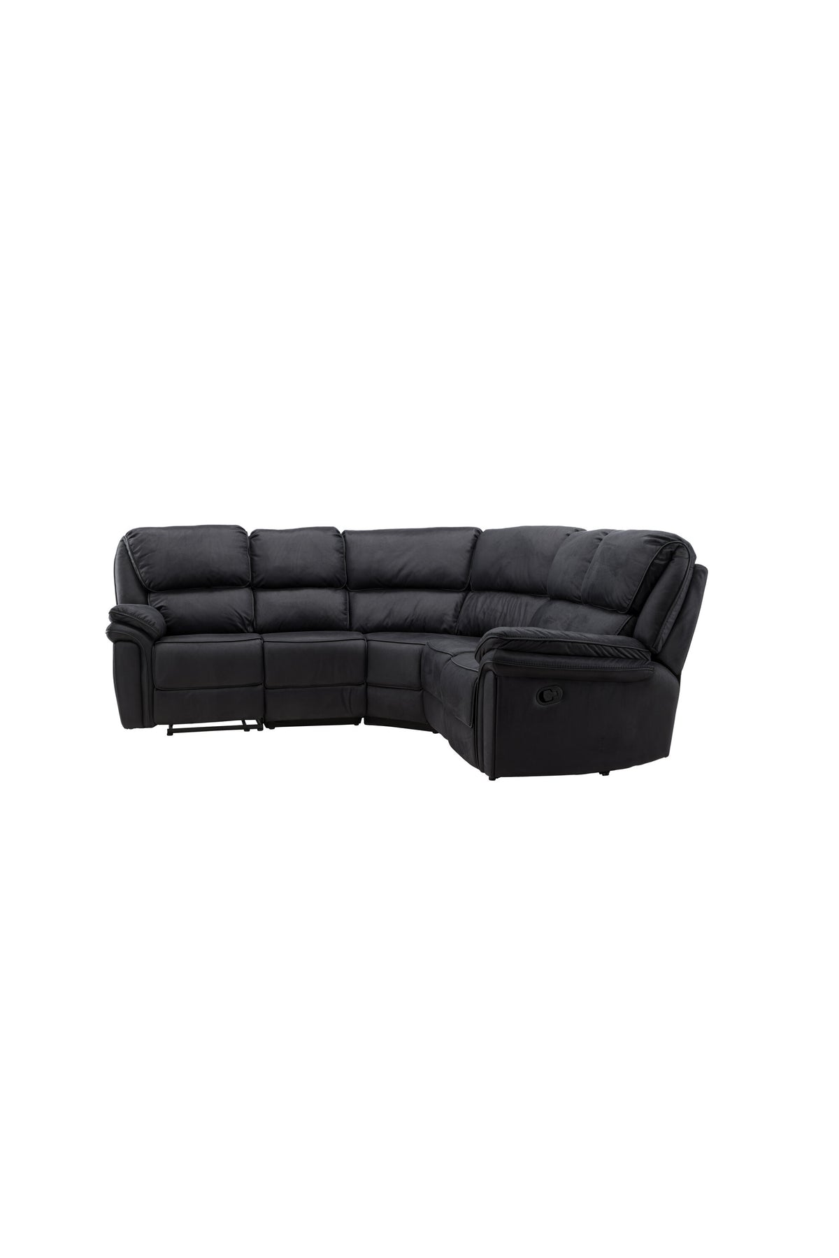 Saranda Liegesofa in Schwarz präsentiert im Onlineshop von KAQTU Design AG. Ecksofa ist von Venture Home