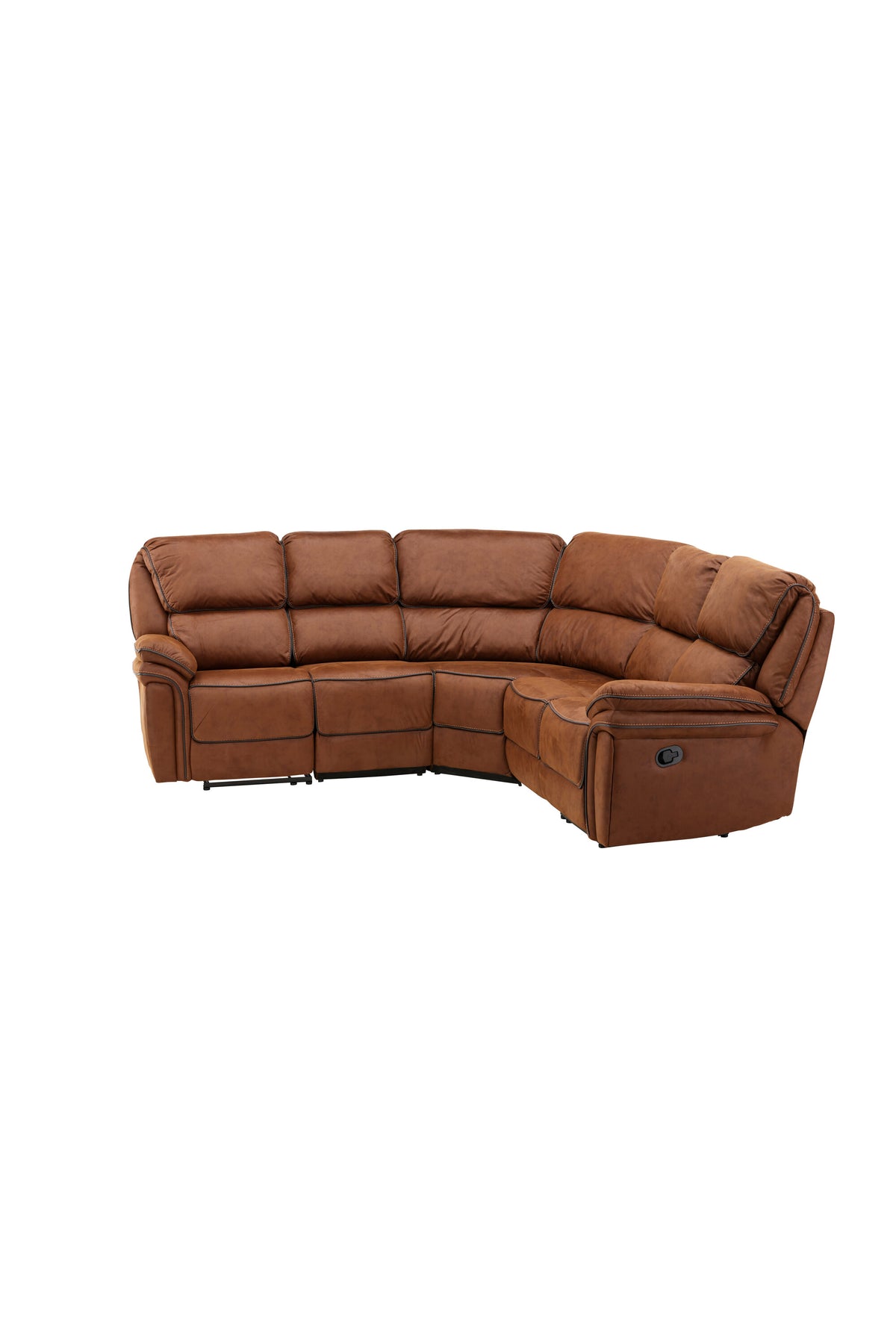 Saranda Sofa in Braun präsentiert im Onlineshop von KAQTU Design AG. Ecksofa ist von Venture Home