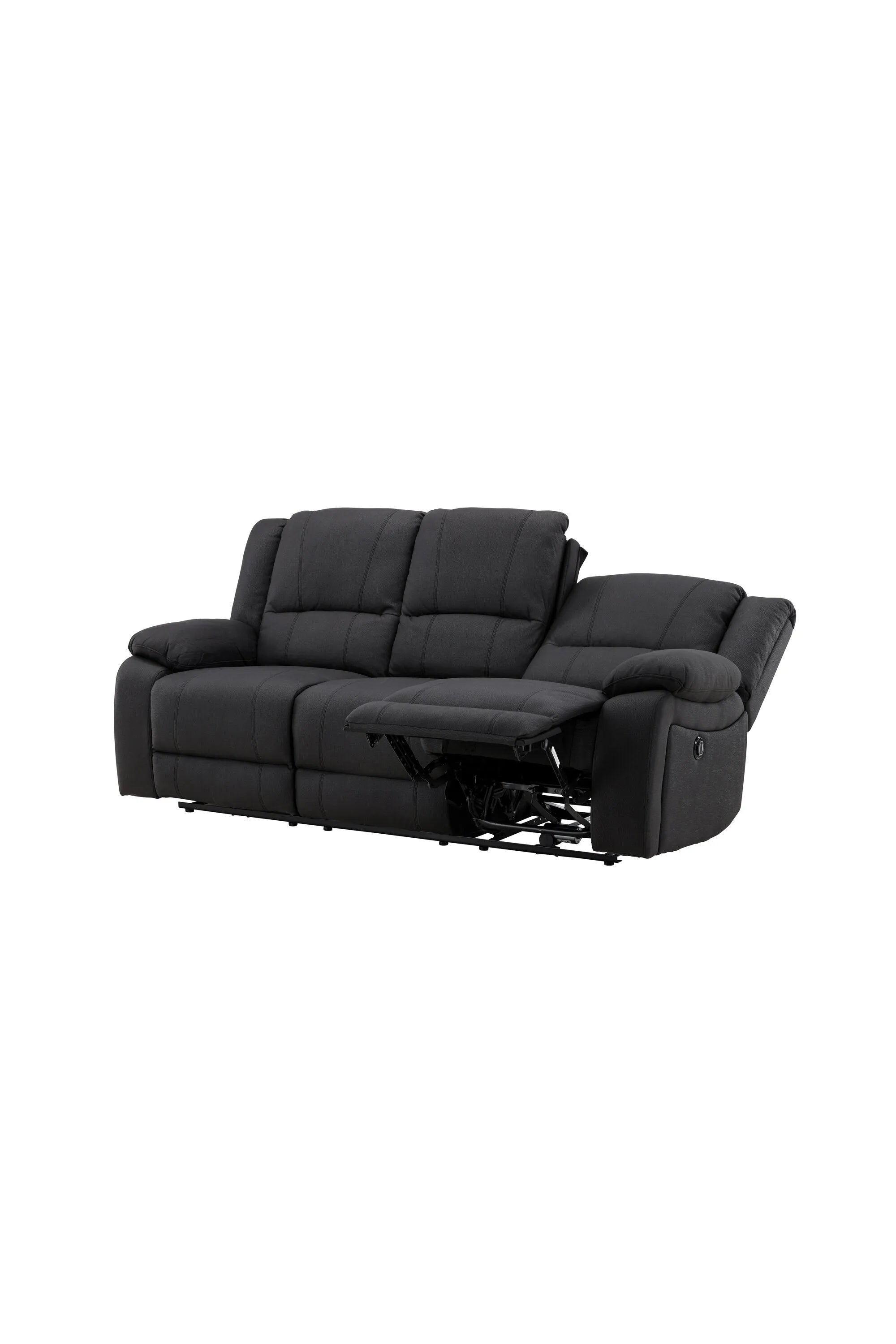 Singapore Sofa in Schwarz präsentiert im Onlineshop von KAQTU Design AG. 3er Sofa ist von Venture Home