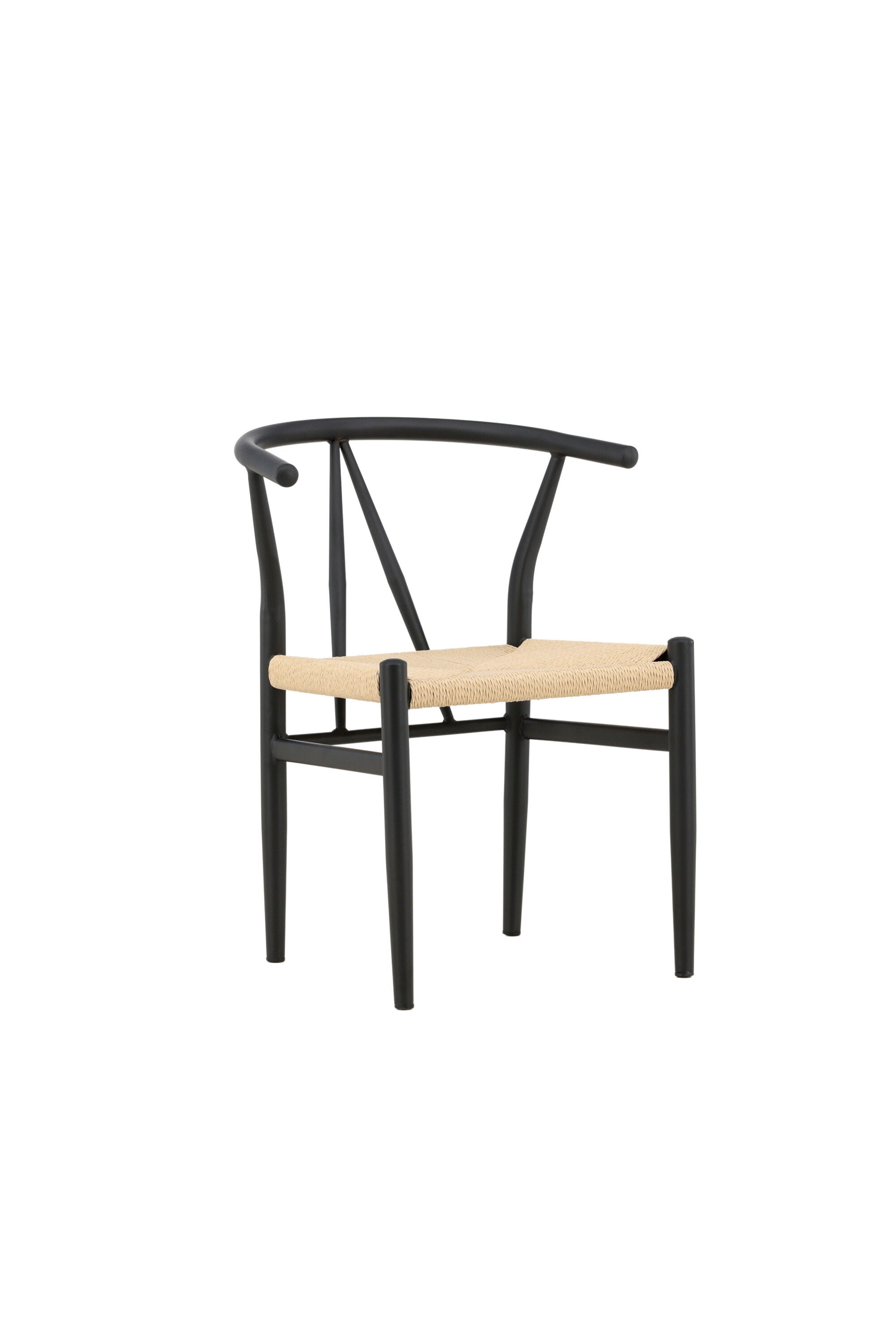 Alfons Esszimmerstuhl in Schwarz präsentiert im Onlineshop von KAQTU Design AG. Schalenstuhl mit Armlehne ist von Venture Home