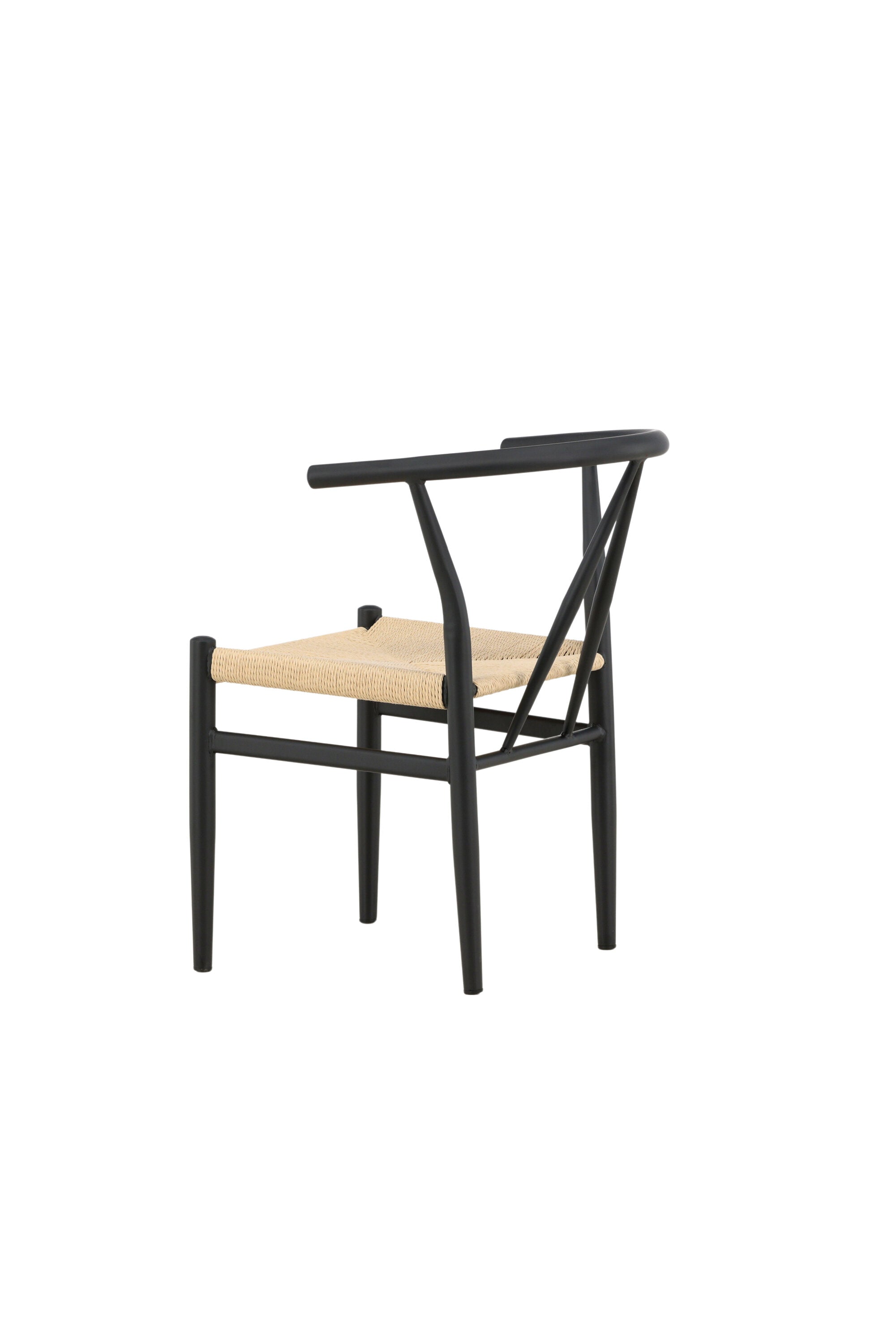 Alfons Esszimmerstuhl in Schwarz präsentiert im Onlineshop von KAQTU Design AG. Schalenstuhl mit Armlehne ist von Venture Home