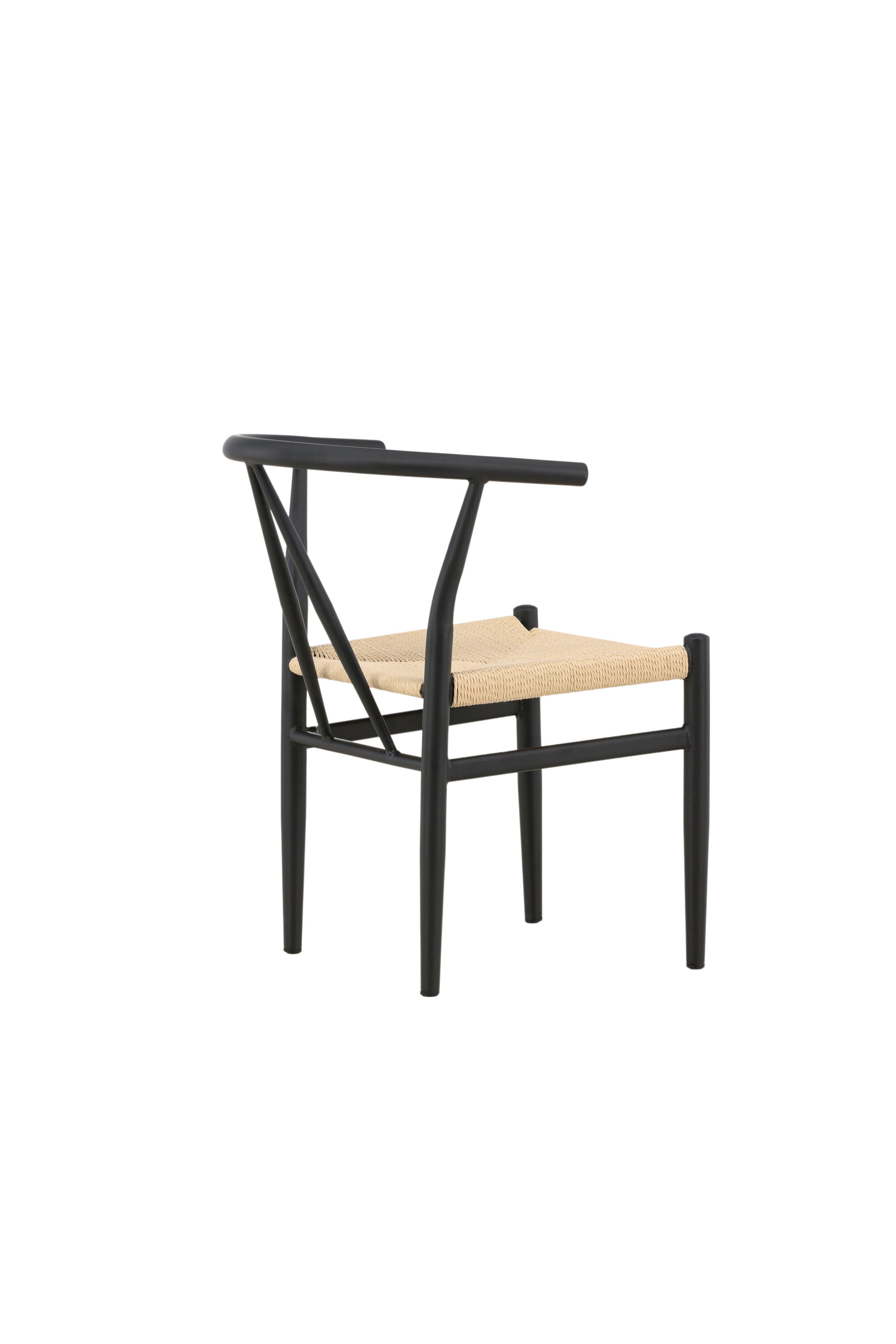 Alfons Esszimmerstuhl in Schwarz präsentiert im Onlineshop von KAQTU Design AG. Schalenstuhl mit Armlehne ist von Venture Home