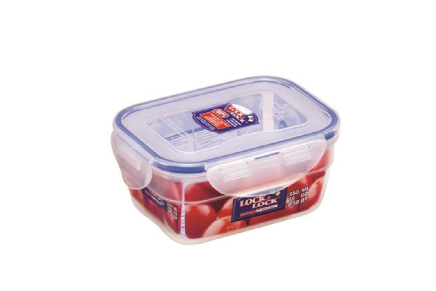 Vorratsdose stapelbar 0.55lt 14.5x11x6.7cm in Transparent präsentiert im Onlineshop von KAQTU Design AG. Aufbewahrungsdose ist von Lock&Lock