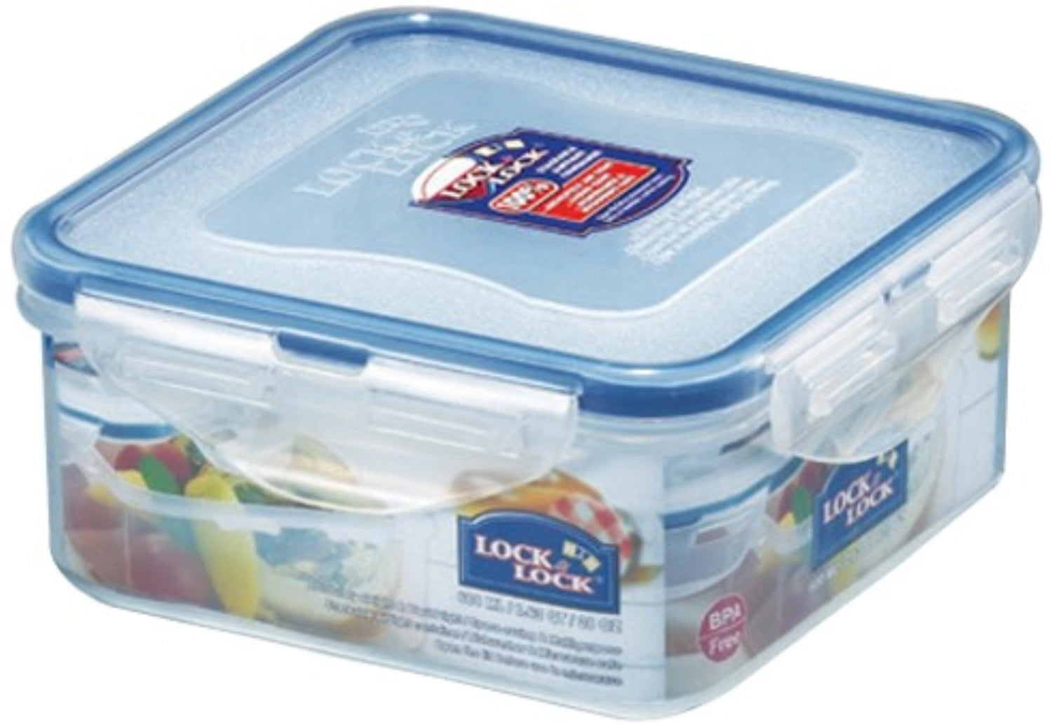 Vorratsdose quadratisch 0.6lt 13.4x13.4x6cm