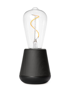 <tc>Humble Light</tc> one wood look, black, 19.5x8.5 cm