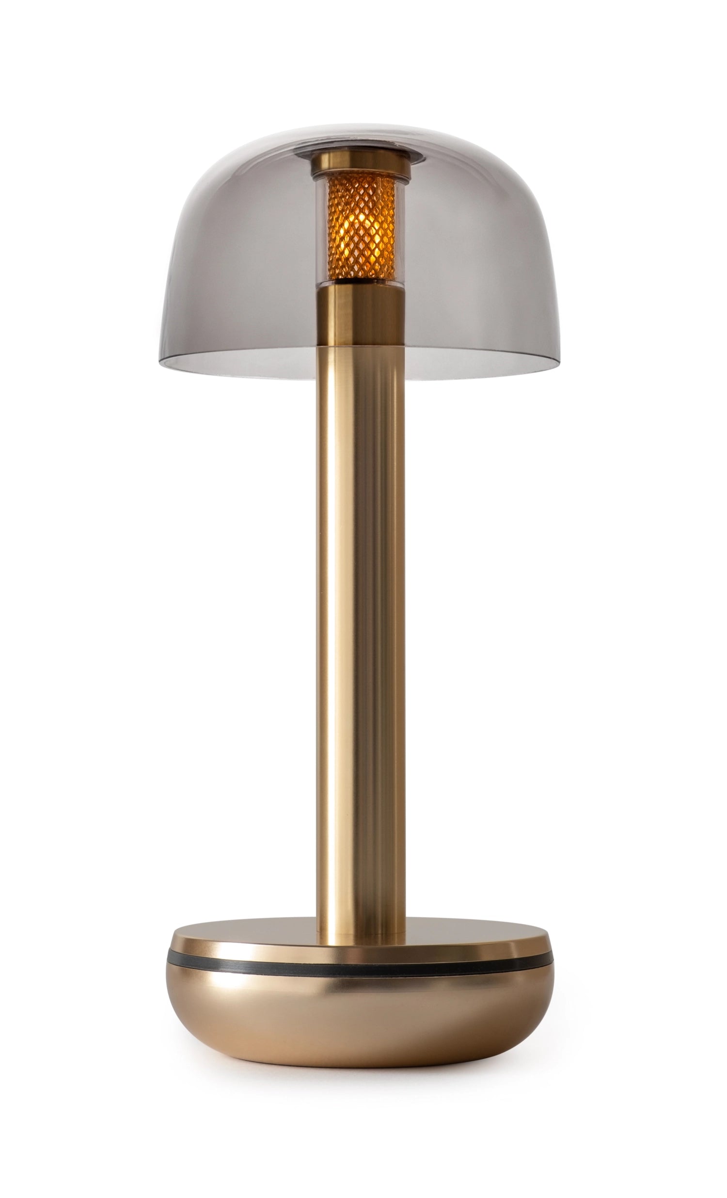 Entdecken Sie die Humble Light Tischleuchte in Gold und Rauchglas (21,2x8,8 cm) – stilvolles Design, hochwertige Materialien und warme Atmosphäre für Ihr Zuhause.