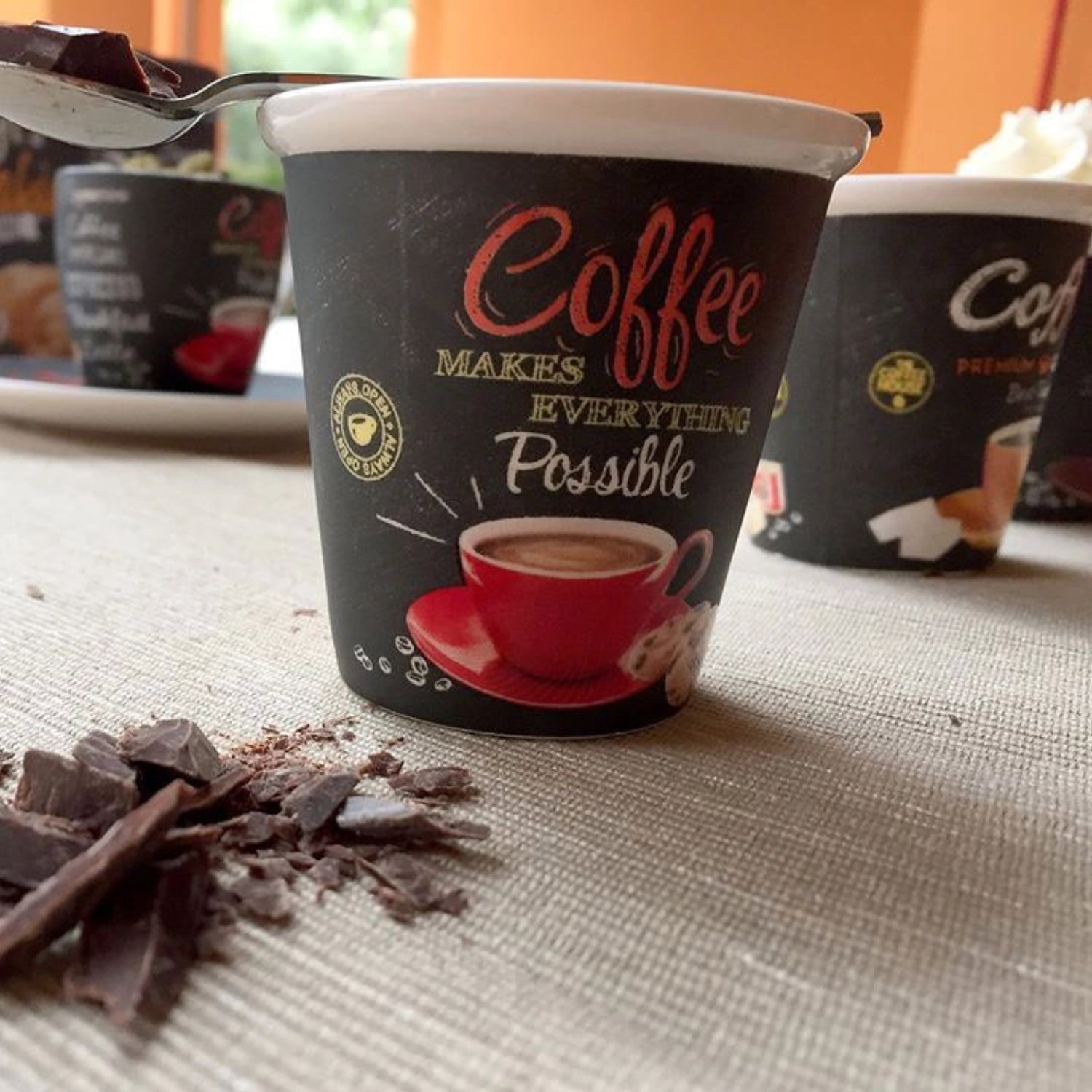 Its coffee time 4er Espressotassen 80ml