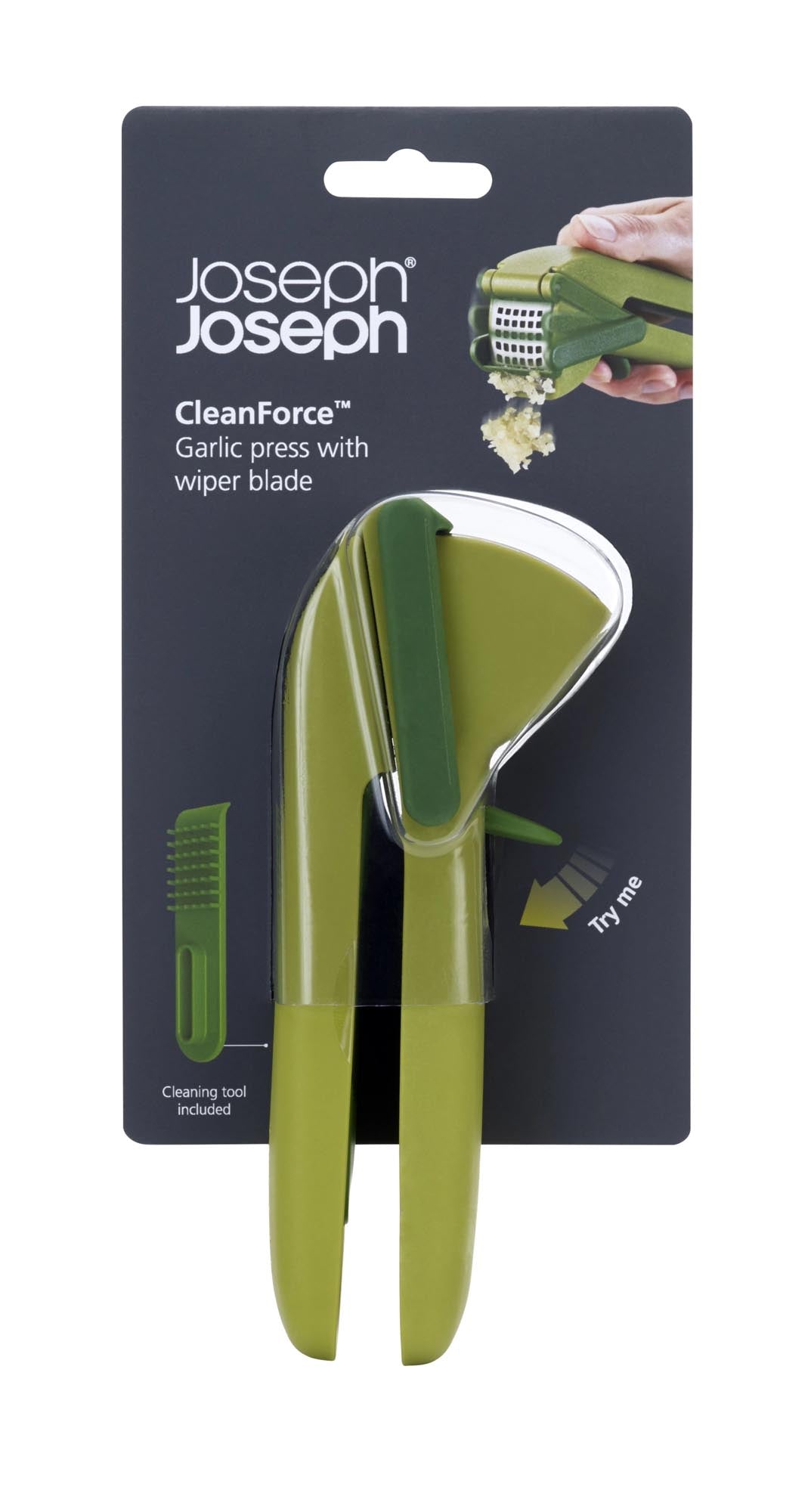 Robuste CleanForce Knoblauchpresse von Joseph Joseph für müheloses Kochen.