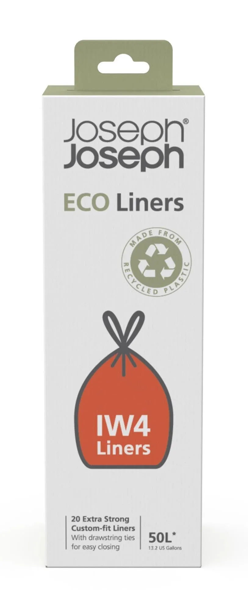 IW4 50 L Eco Müllbeutel Recycelte Müllbeutel 20erPack - KAQTU Design