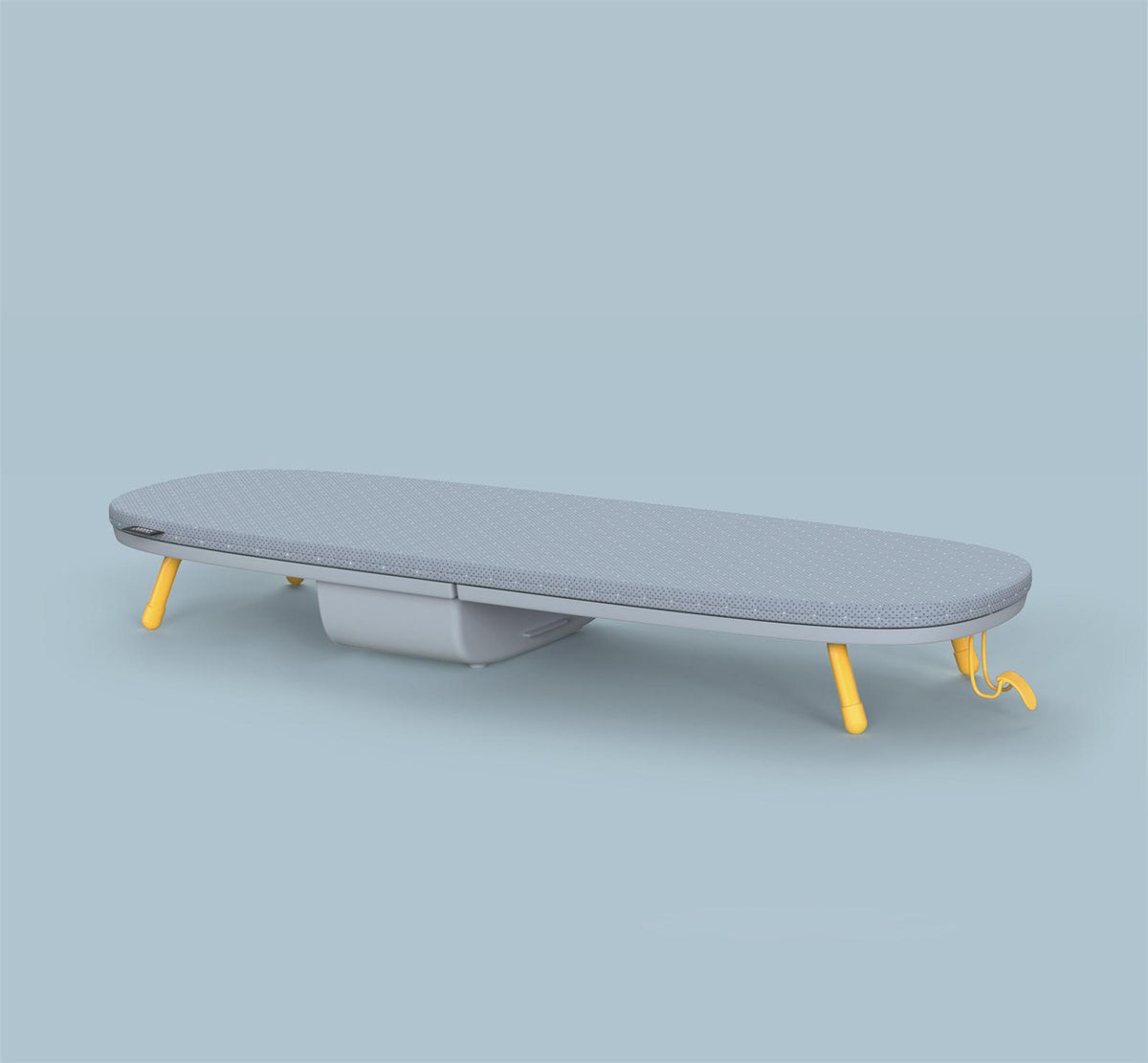 Pocket Bügelbrettbezug 90x33cm, grau gelb in Blau präsentiert im Onlineshop von KAQTU Design AG. Kleiderbügler ist von Joseph Joseph