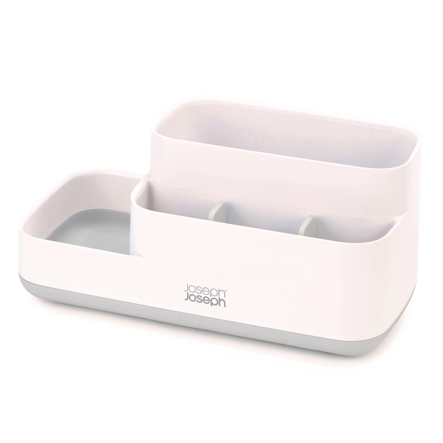 EasyStore Badezimmer Caddy weiss grau, 5x12x12 cm