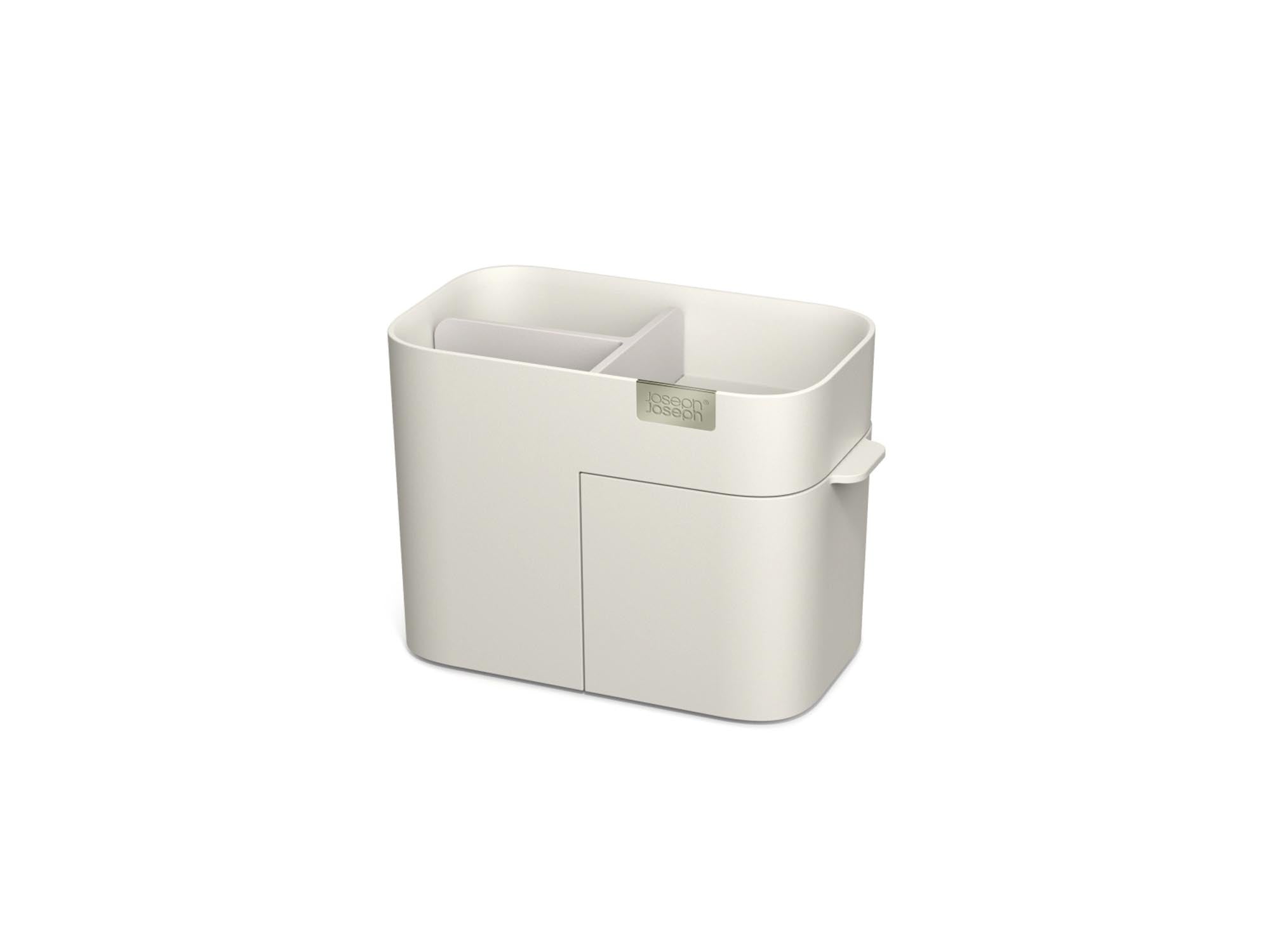 Kompakter Kosmetik-Organizer mit Schublade, ideal für Make-up und Accessoires, platzsparend und stilvoll, Masse: 17x9.7x12cm.