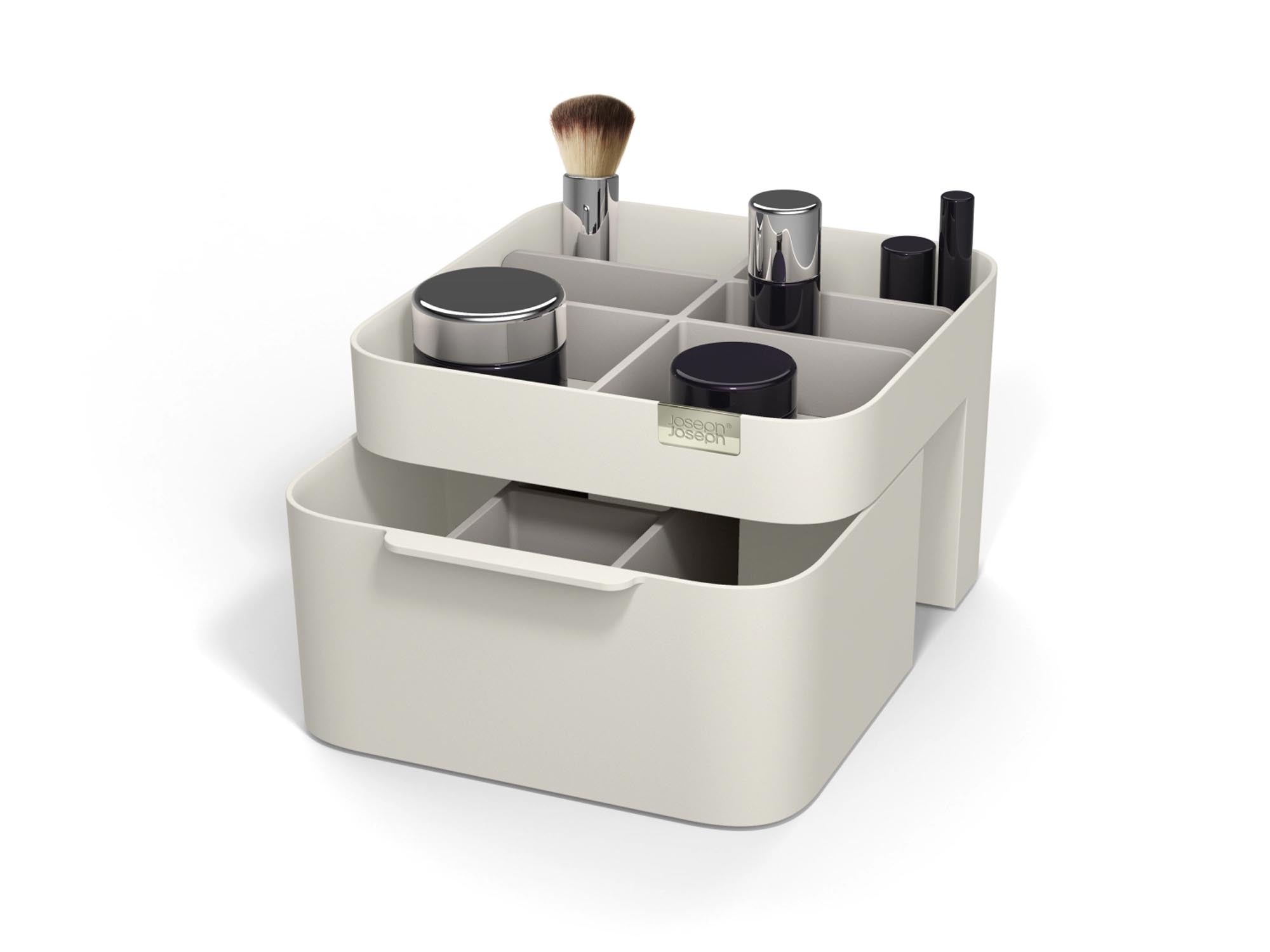 Stilvoller Viva Kosmetik-Organizer von Joseph Joseph mit Schublade, perfekt für Bad-Ordnung, Masse: 18.5x19.5x12cm.