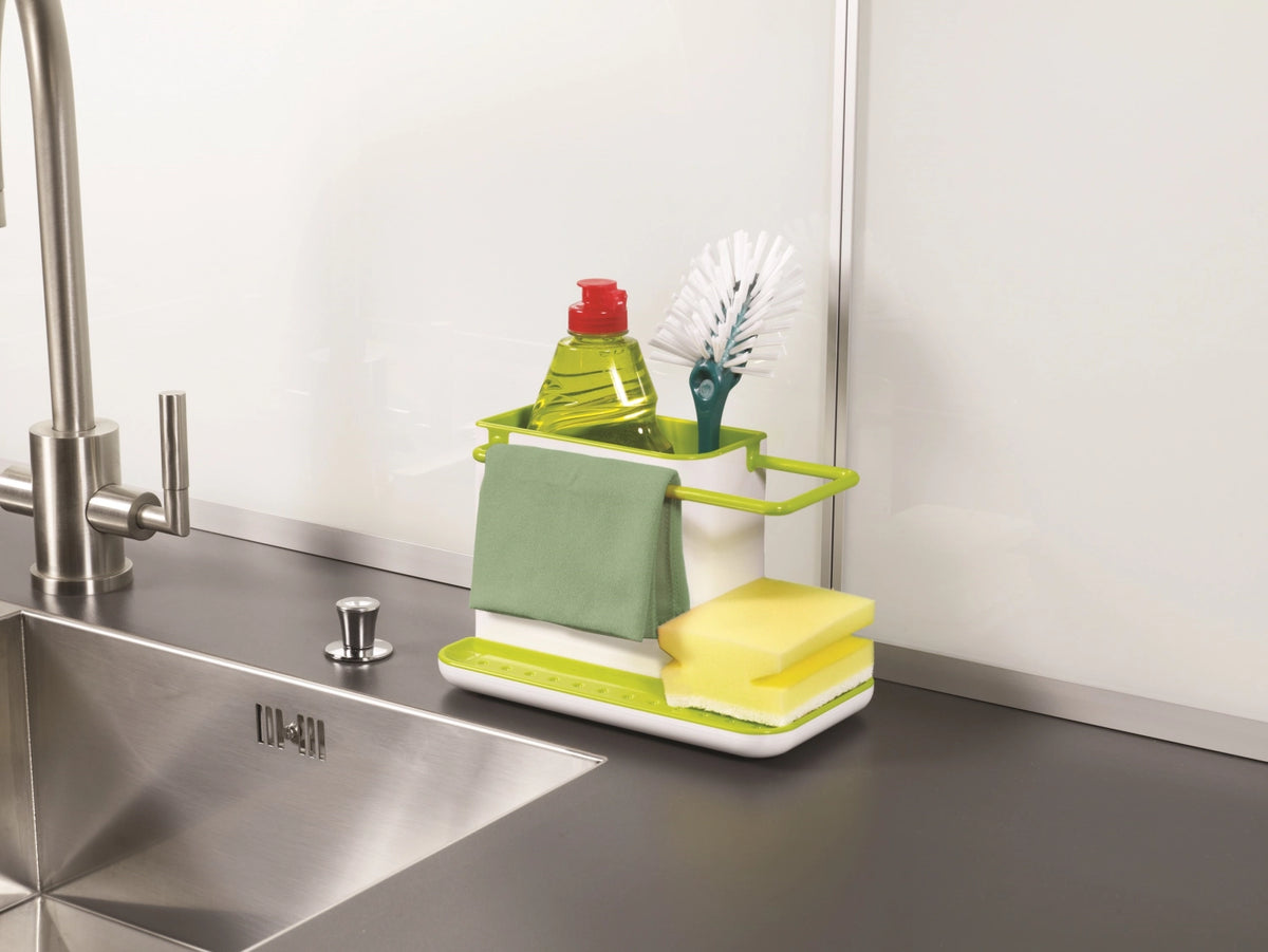 Sink Caddy schwarz grau 20x13.5x11.5cm in Silber präsentiert im Onlineshop von KAQTU Design AG. Abwasch ist von Joseph Joseph