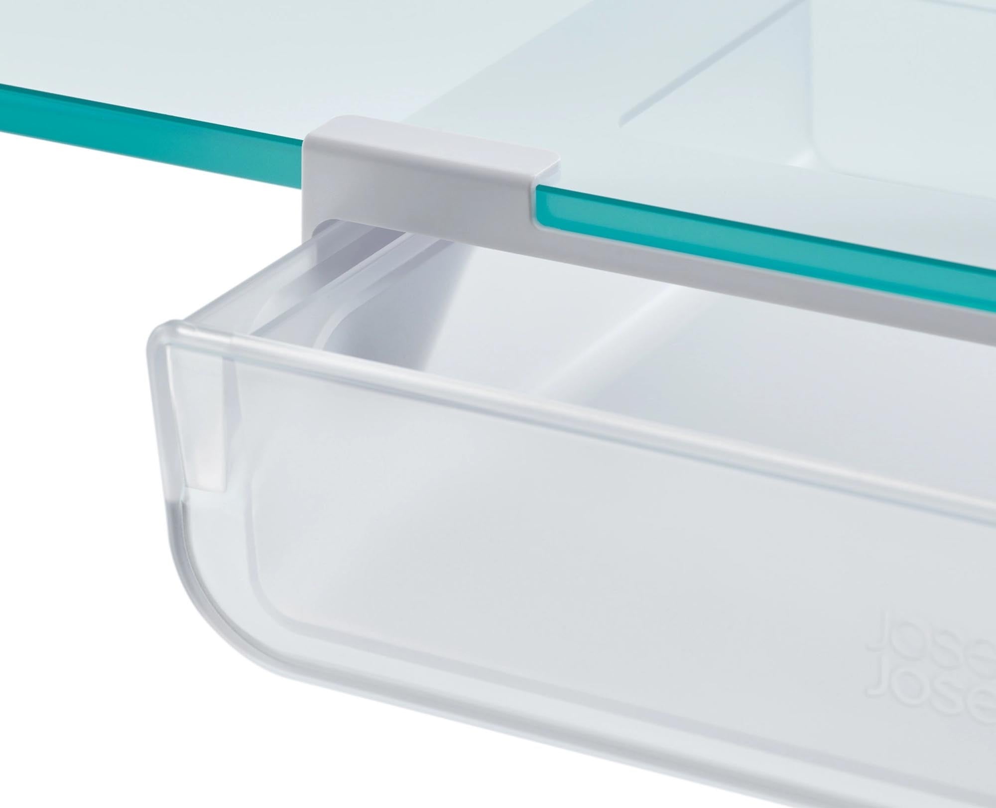 Die FridgeStore Tablar Schublade von Joseph Joseph bietet eine elegante und praktische Lösung zur optimalen Aufbewahrung Ihrer Lebensmittel im Kühlschrank.