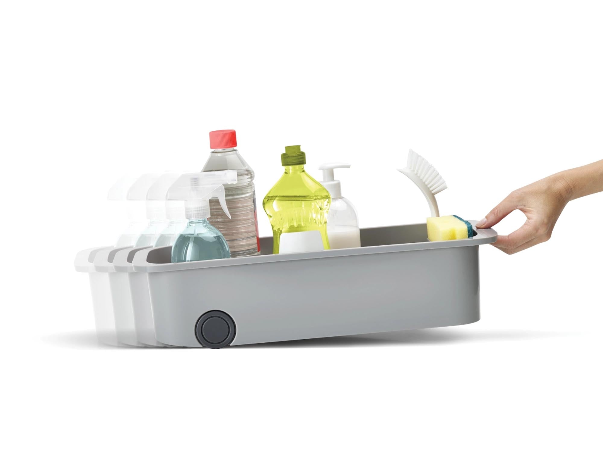 Der Joseph Joseph CupboardStore Caddy bietet stilvolle Aufbewahrungslösungen für Küche und Bad. Kompakt, stabil und leicht zugänglich!