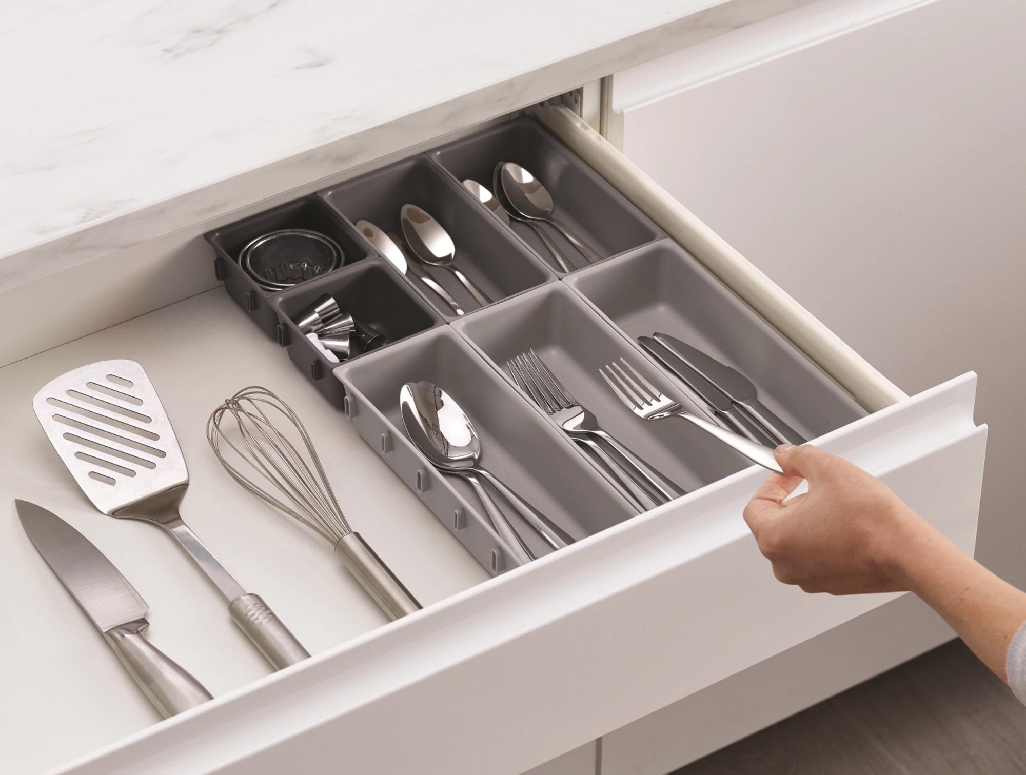 Maximale Schubladenorganisation mit dem 7-teiligen Blox-Set.