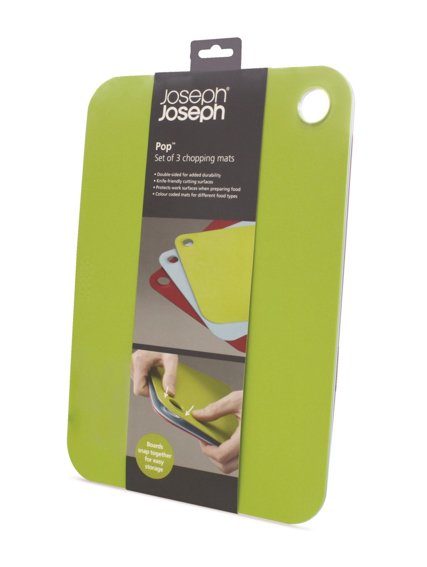 Tappeto taglio 3 set pop multicolore, 24x34cm