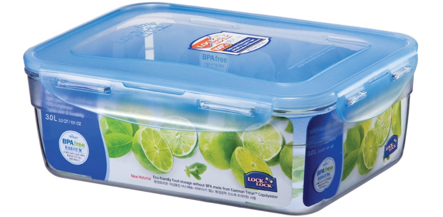 Vorratsdose professional stapelbar 3lt 26.5x19x9.4cm in Transparent präsentiert im Onlineshop von KAQTU Design AG. Aufbewahrungsdose ist von Lock&Lock