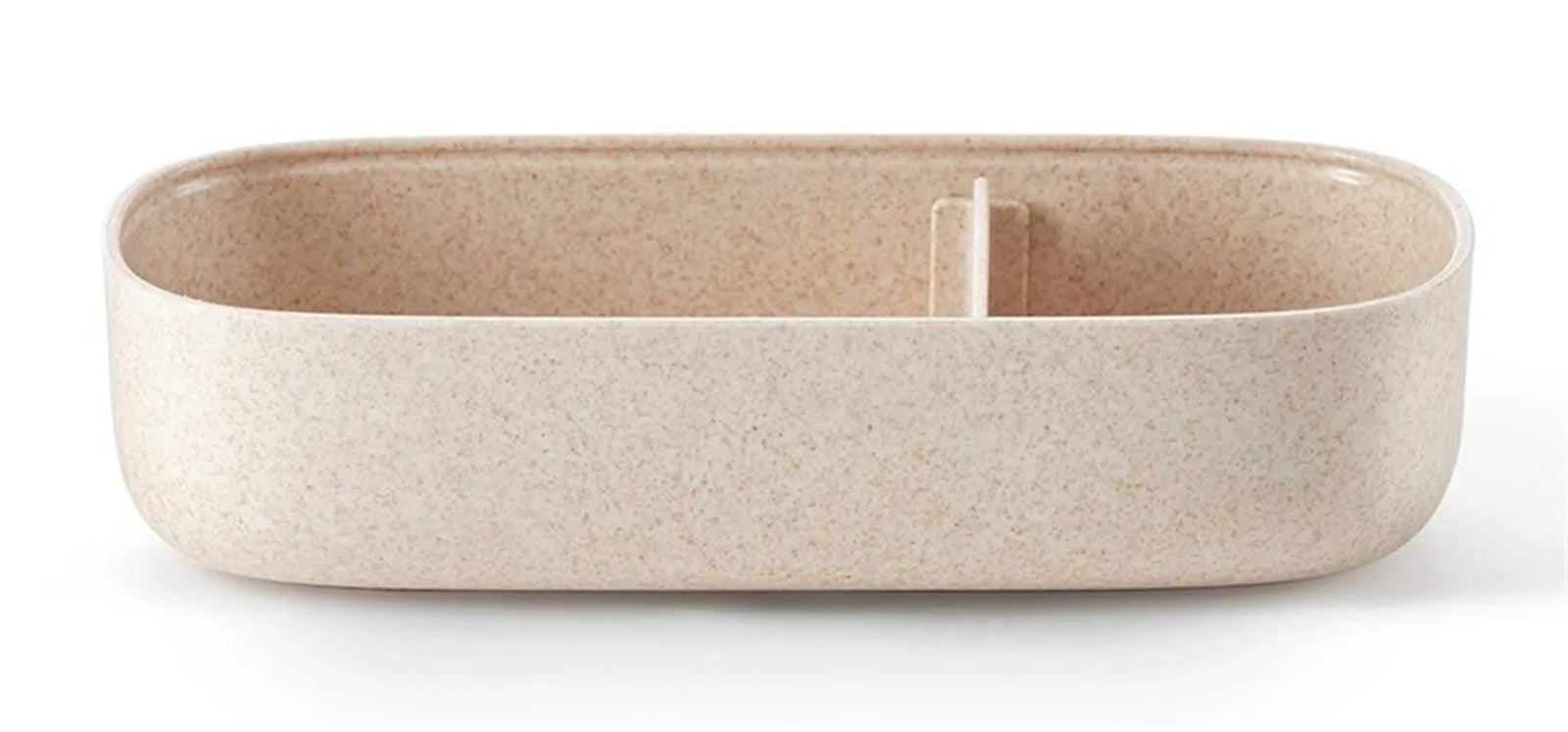 Lunchbox To Go Organic, 1l 19.2x10x11cm in Beige präsentiert im Onlineshop von KAQTU Design AG. Aufbewahrungsbehälter ist von Lékué