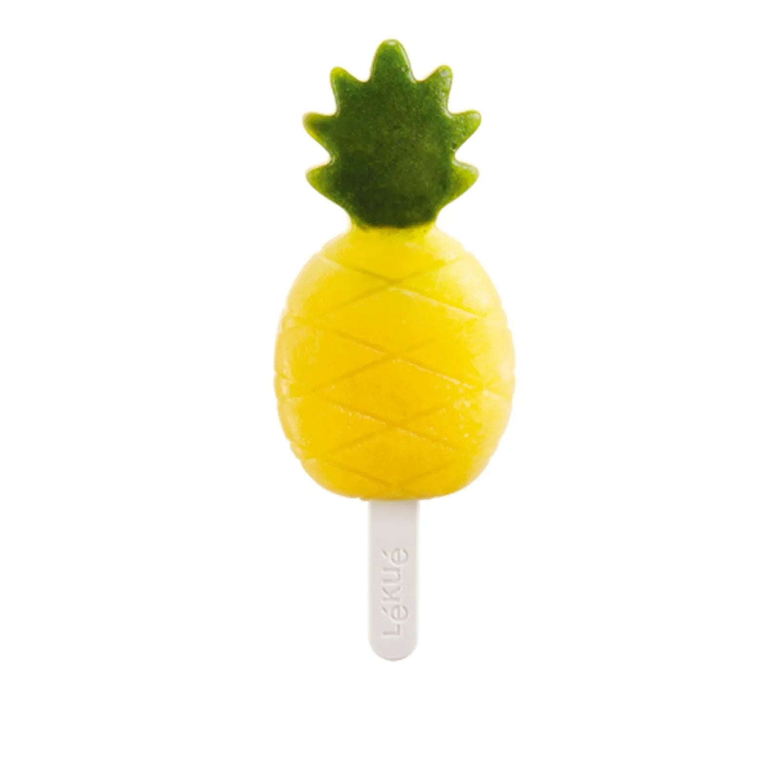 Eis am Stiel, Ananas, gelb in Gelb präsentiert im Onlineshop von KAQTU Design AG. Küchenhelfer ist von Lékué