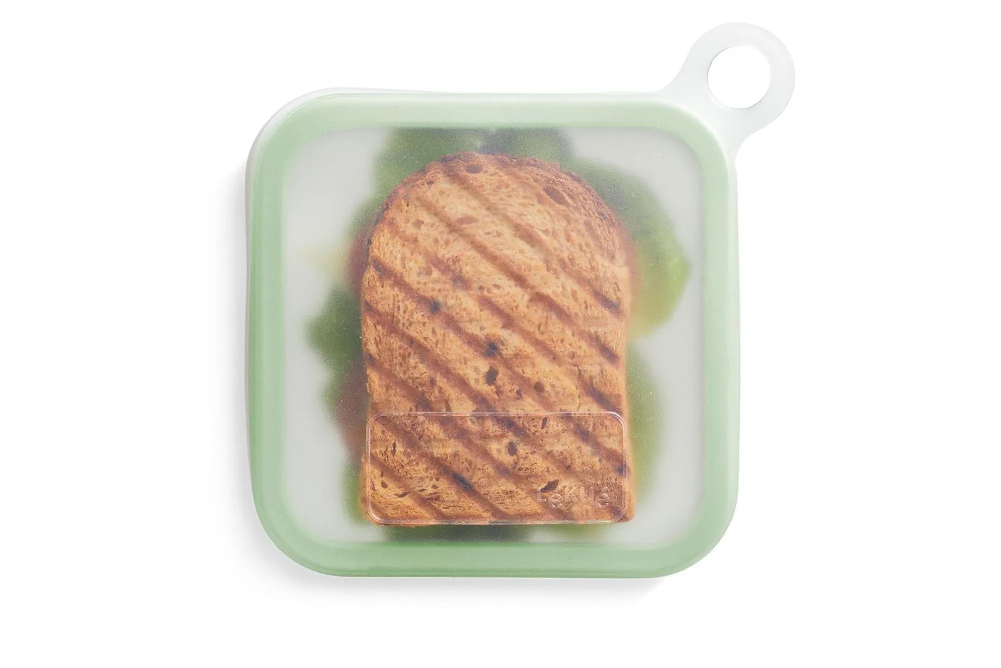 Sandwich Beutel wiederverwendbar in Grün präsentiert im Onlineshop von KAQTU Design AG. Brotsack ist von Lékué