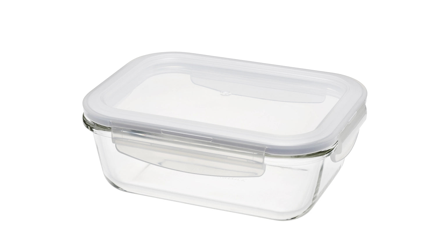Ofenglas Behälter mit Deckel rechteckig 0.63lt