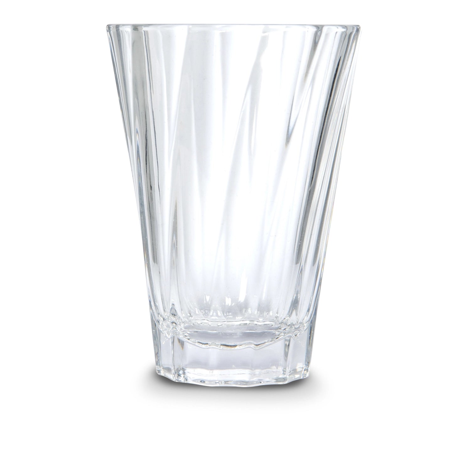 Twisted latte glass clear, urban glass