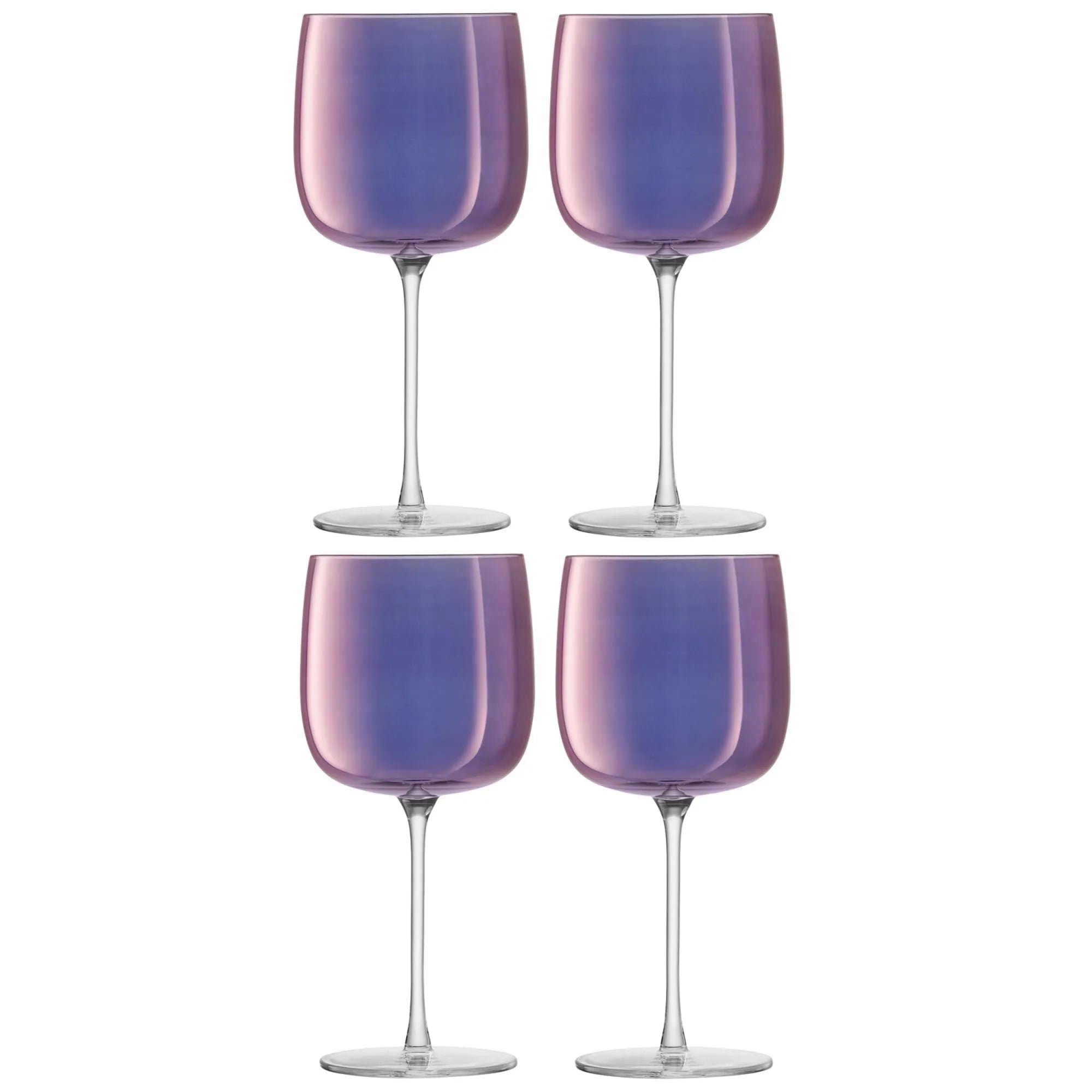 4er Set Aurora Weinglas 450ml - polar-violet - KAQTU Design