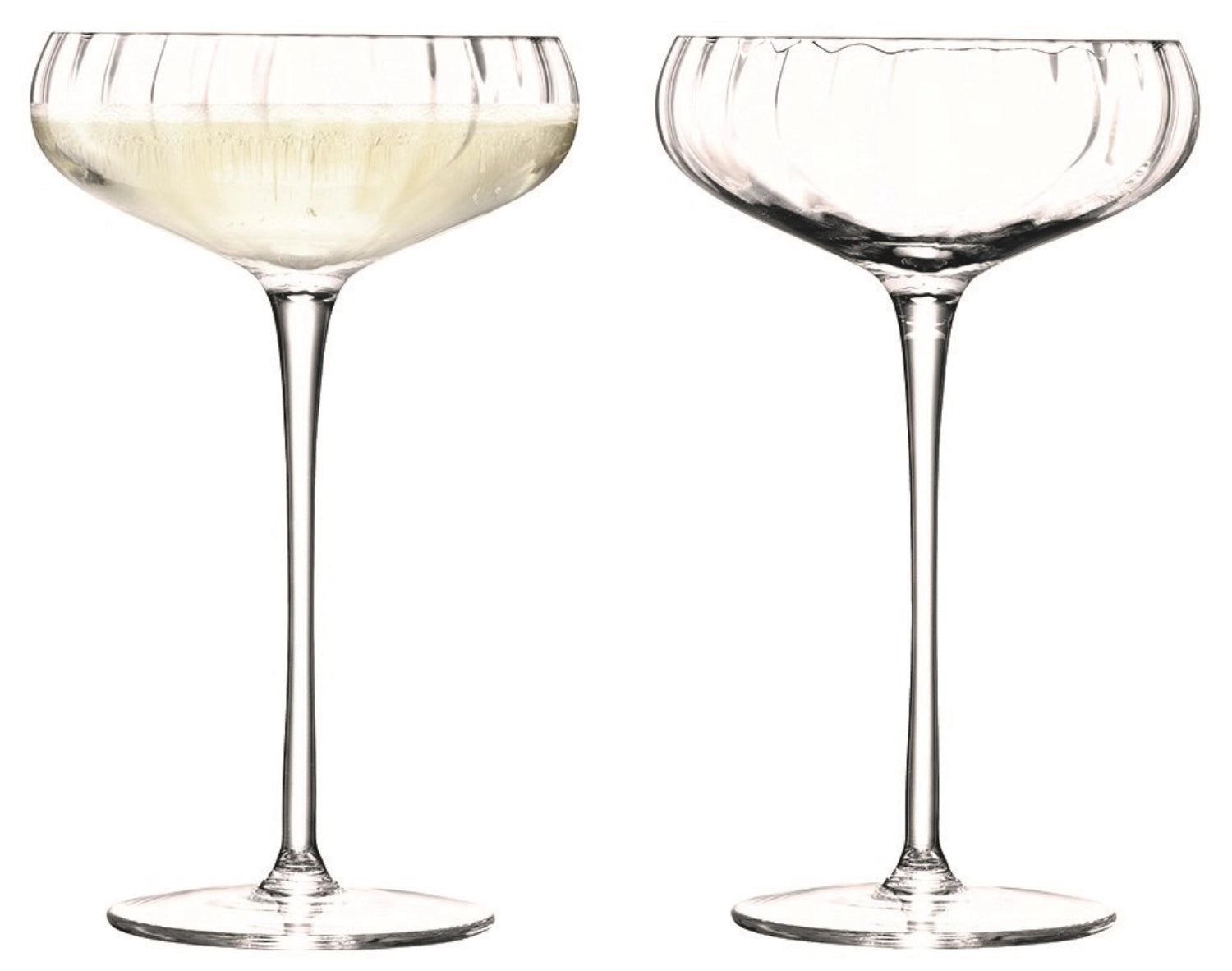 Stilvolles 2er Set Aurelia Sektschalen von LSA, 300ml, ideal für festliche Anlässe und besondere Momente mit Sekt oder Champagner.