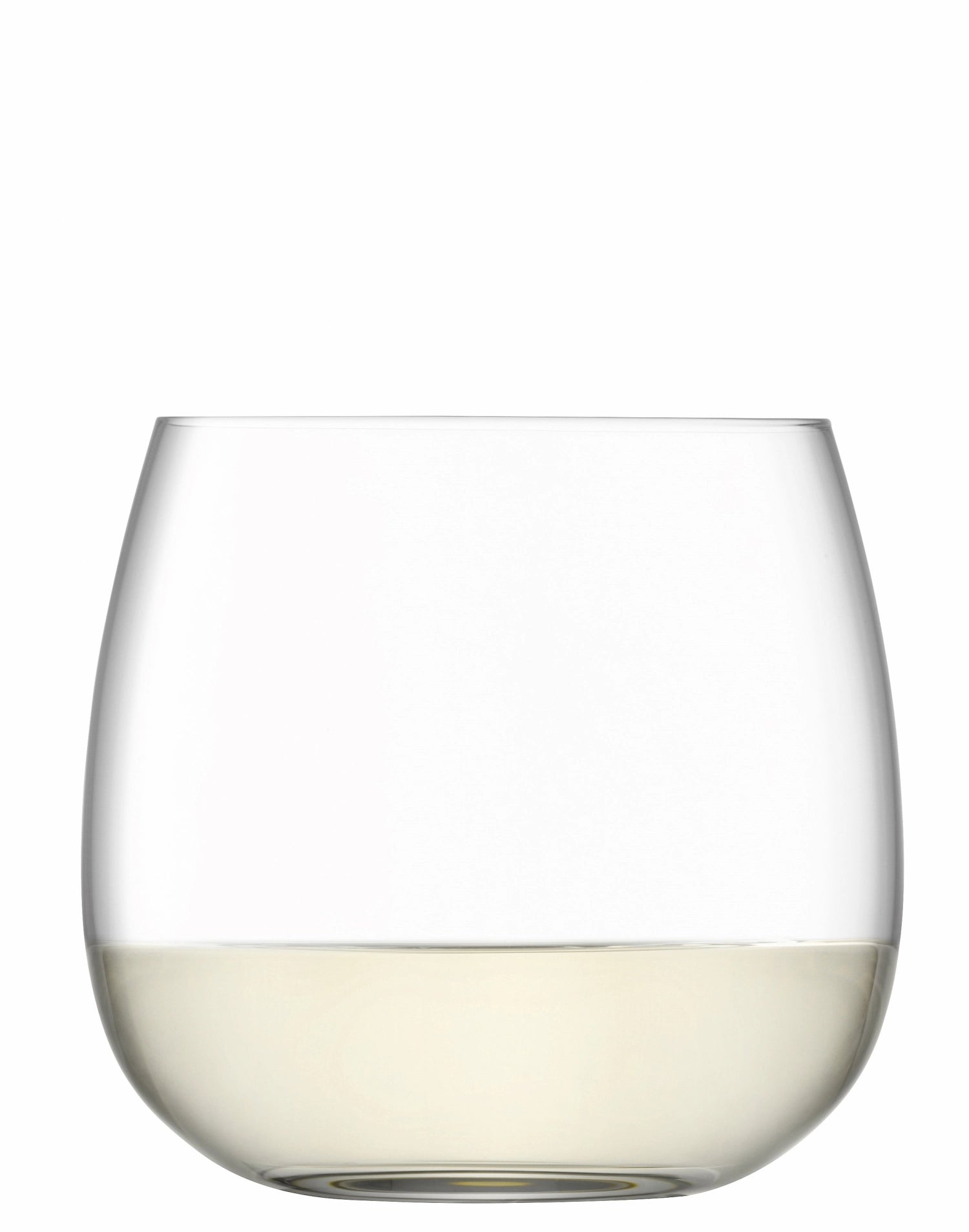 Set aus vier klaren Weingläsern von LSA, 370ml, ideal für Weinliebhaber und besondere Anlässe, vereint Funktionalität und modernes Design.