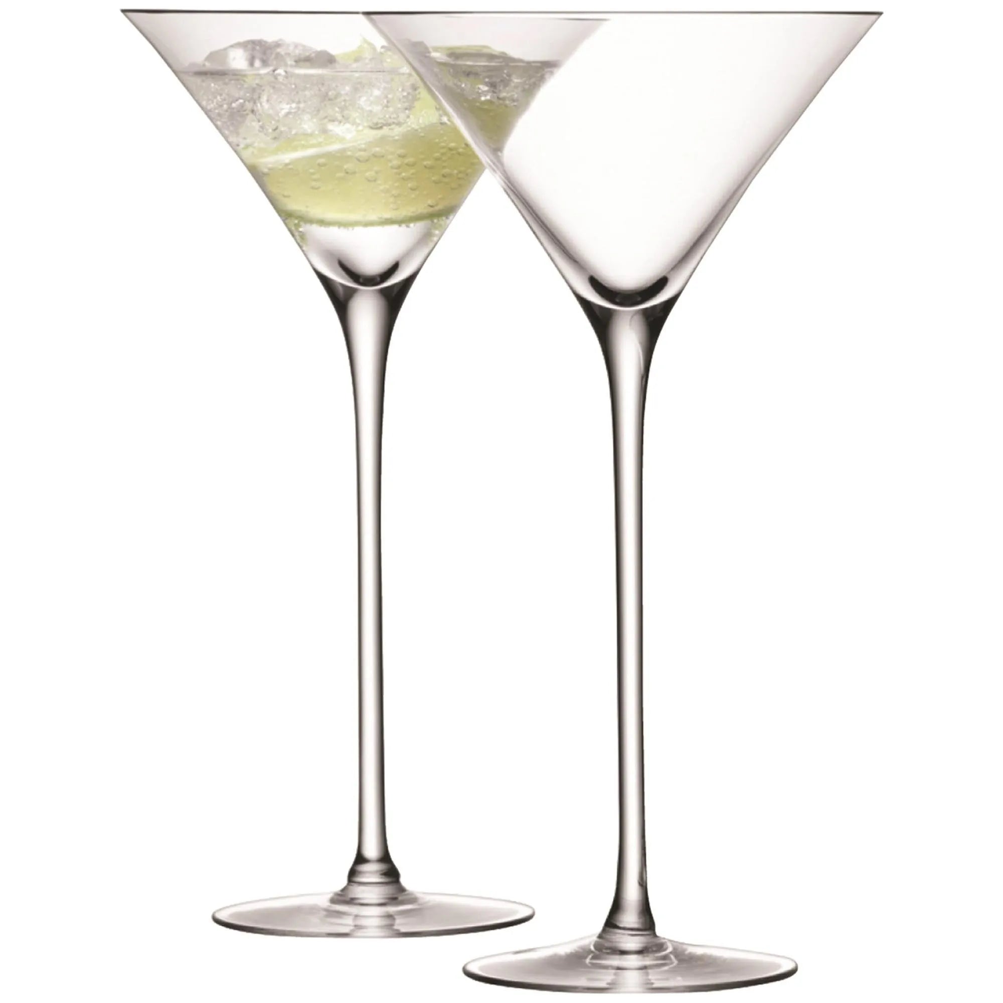 2er Set Bar Cocktailglas 275ml  - klar - KAQTU Design