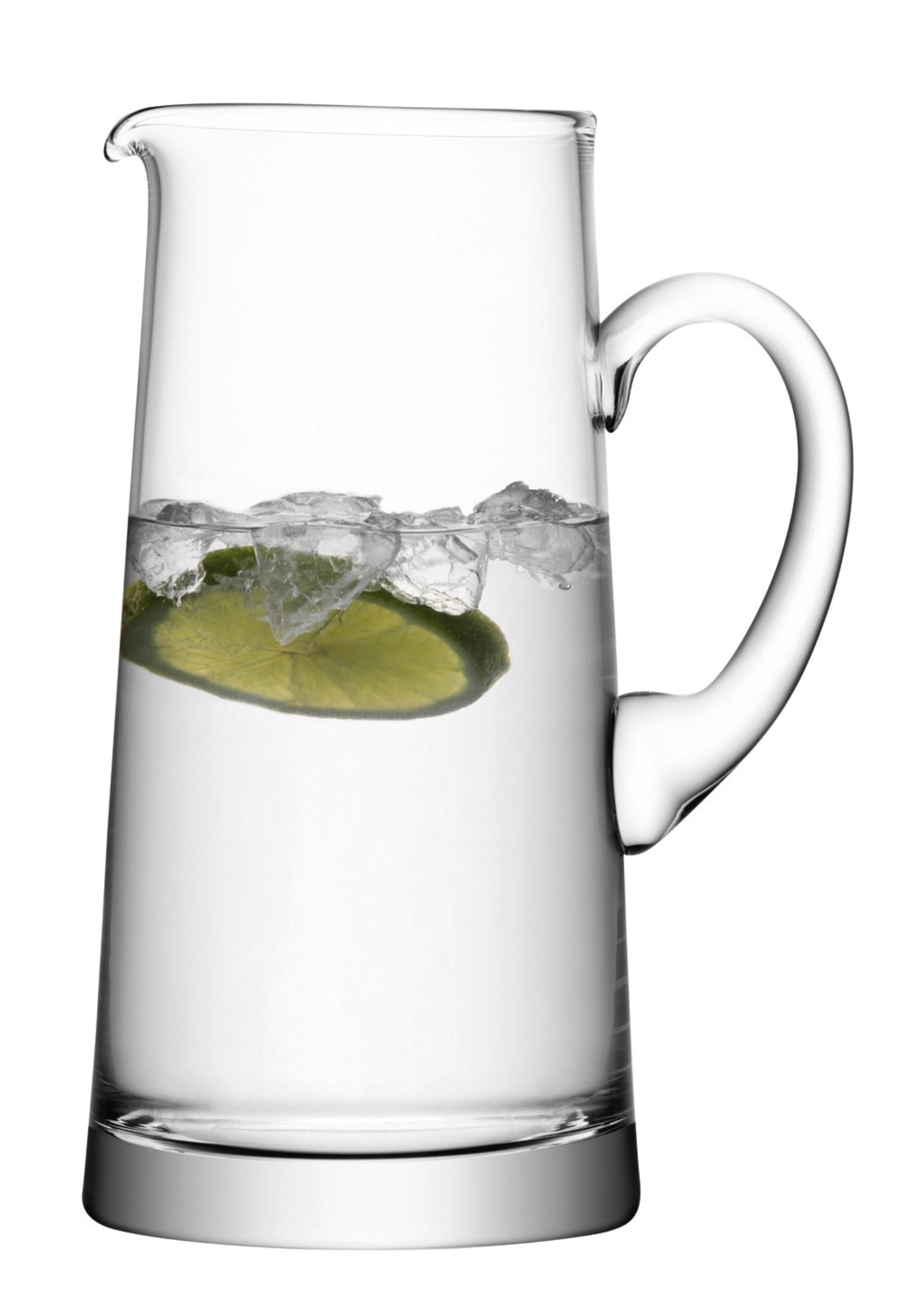 Eleganter, klarer Bar-Krug mit konischer Silhouette und 1,9L Fassungsvermögen, perfekt für die ansprechende Servierung von Getränken.