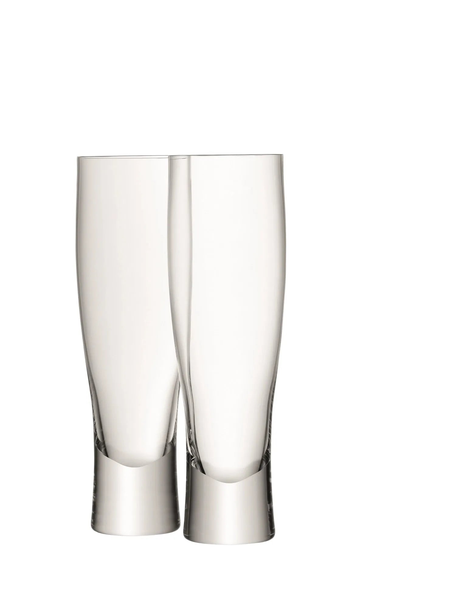 2er Set Bar Bierglas 550ml - klar