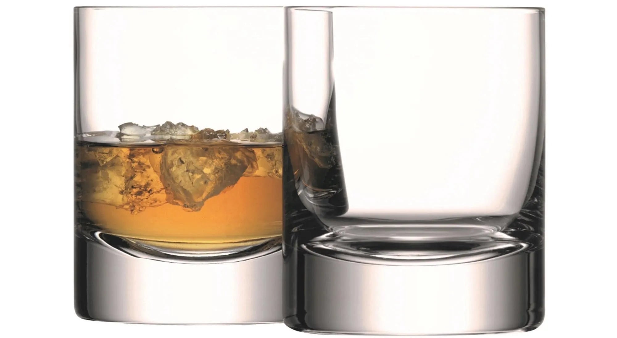 2er Set Bar Whiskyglas 250ml Klar - KAQTU Design