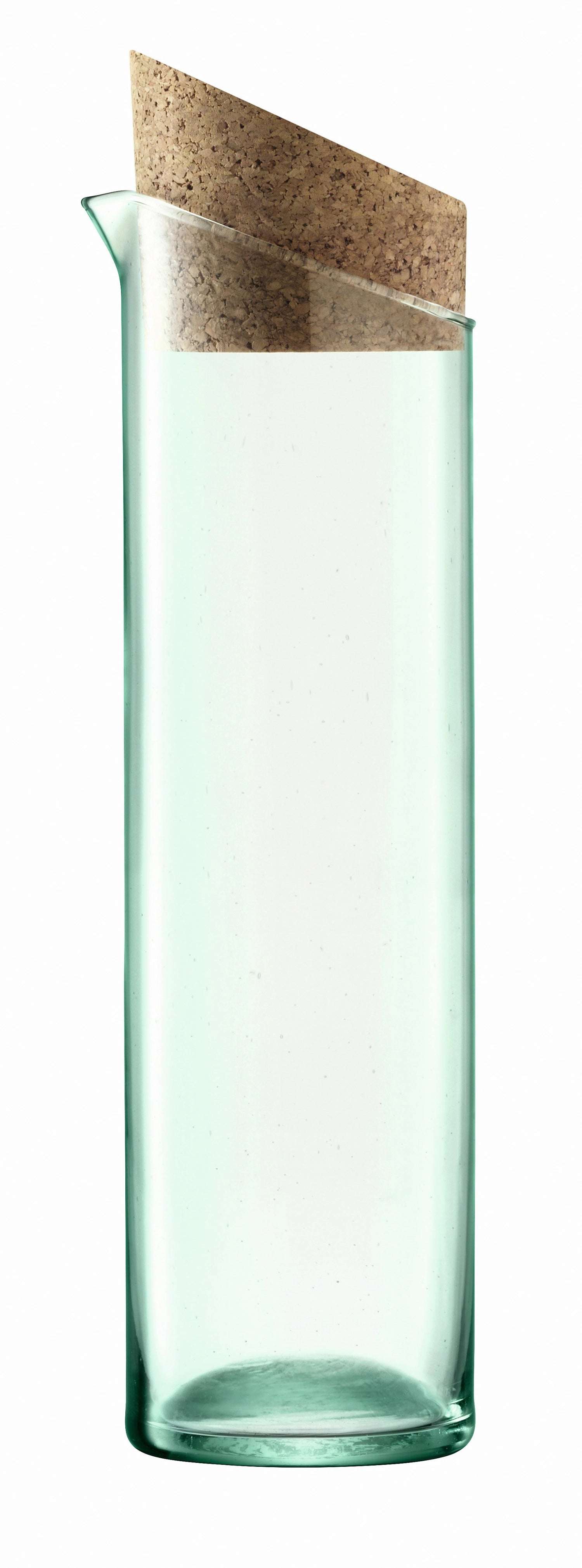 Elegante Canopy Karaffe von LSA mit 1,3L Volumen, aus recyceltem Glas, ideal für stilvolle Getränkepräsentationen und umweltbewusste Haushalte.