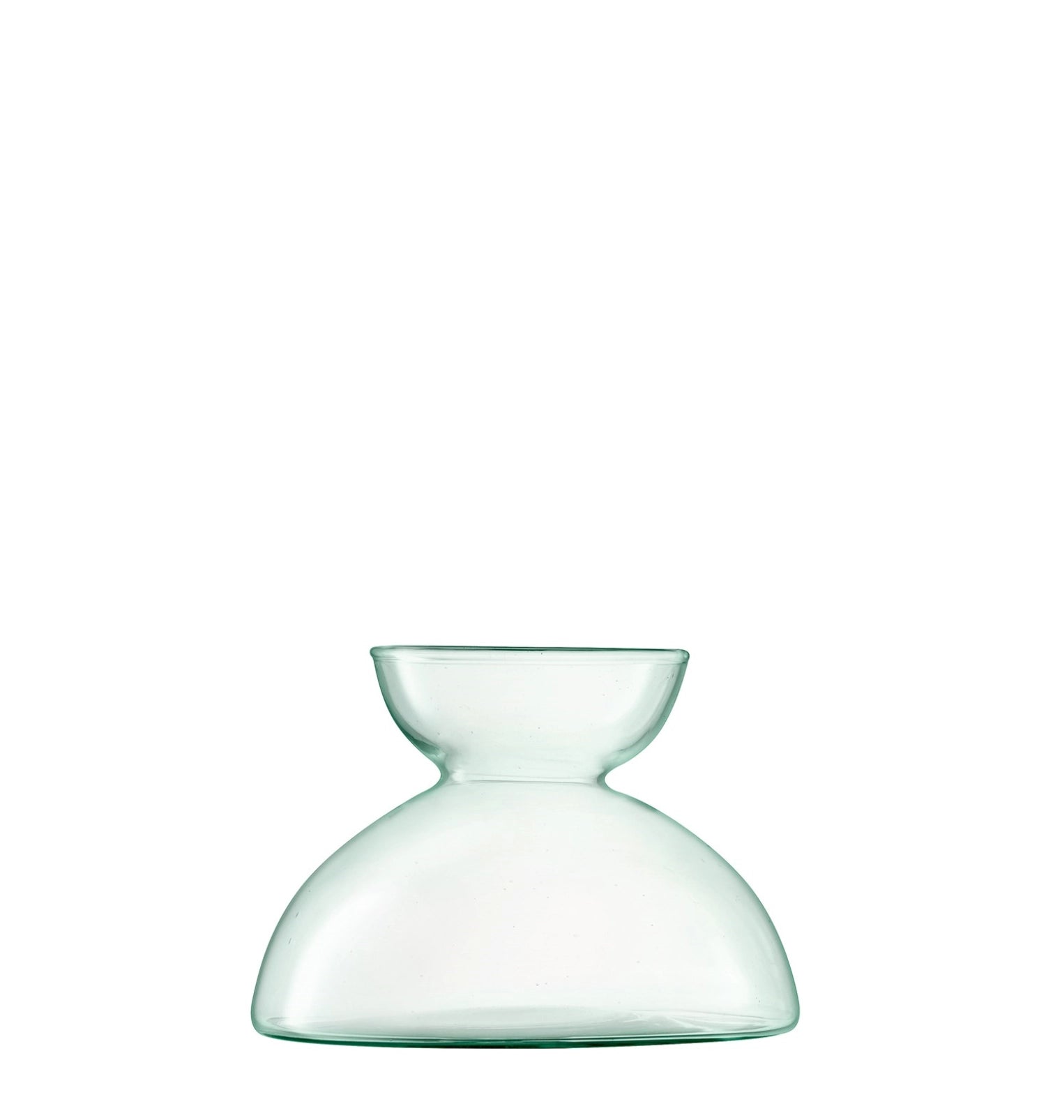 Stilvolle Canopy Vase (H9.5cm) aus recyceltem Material, perfekt für kreative Blumenarrangements und moderne Wohnakzente.
