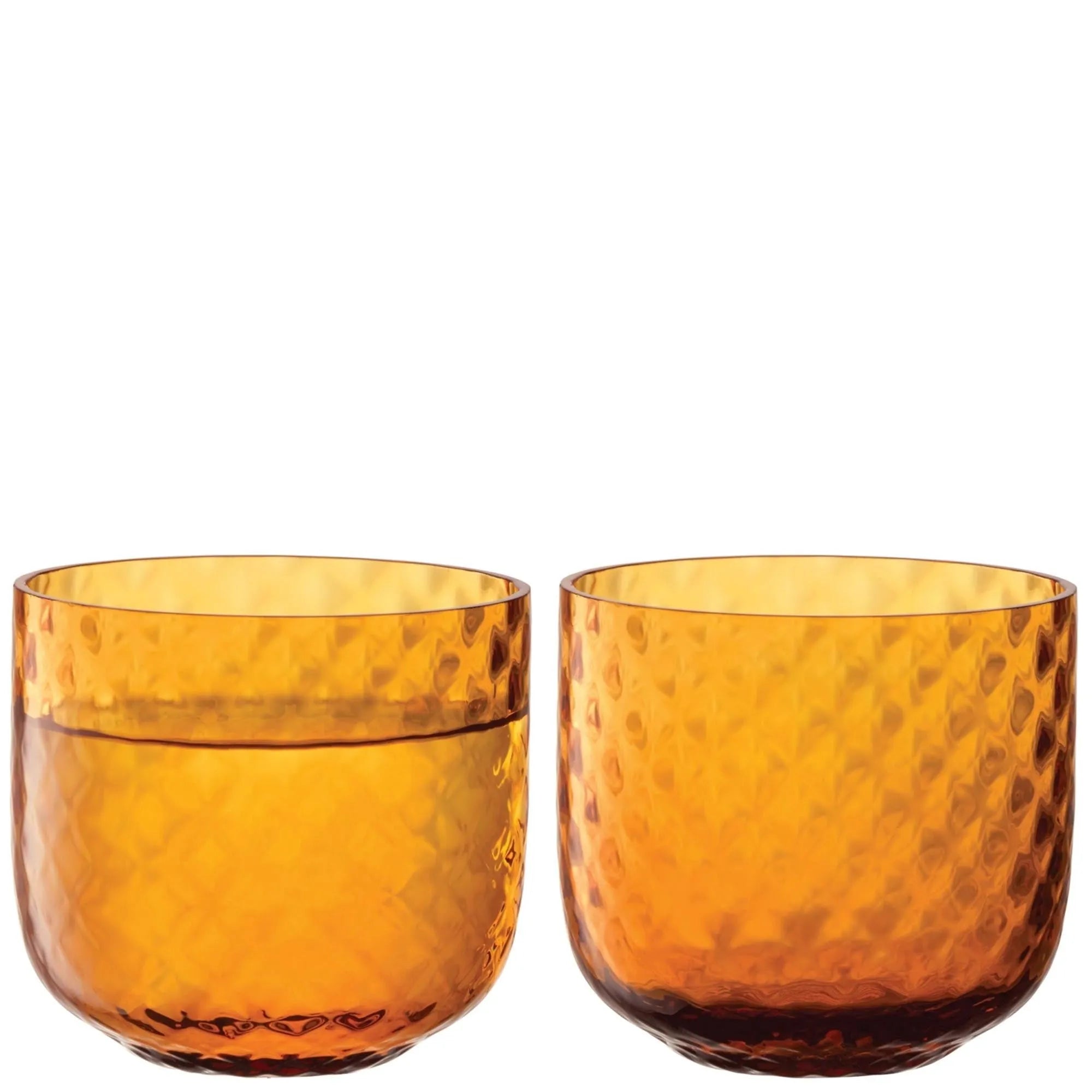 2er Set Dapple Becher 300ml in Bernstein präsentiert im Onlineshop von KAQTU Design AG. Glas ist von LSA