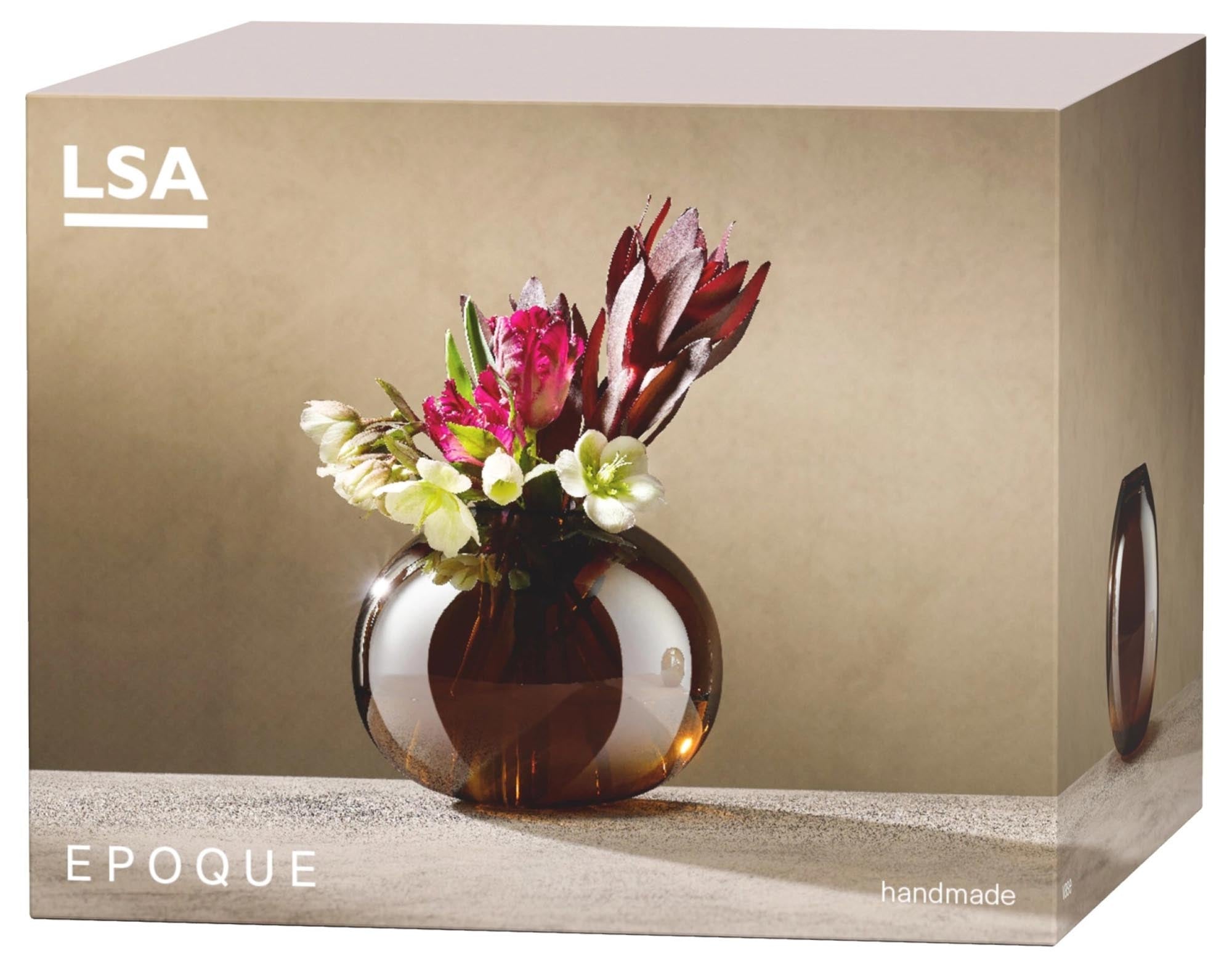 Epoque Vase H13.5cm Bernstein Lüster