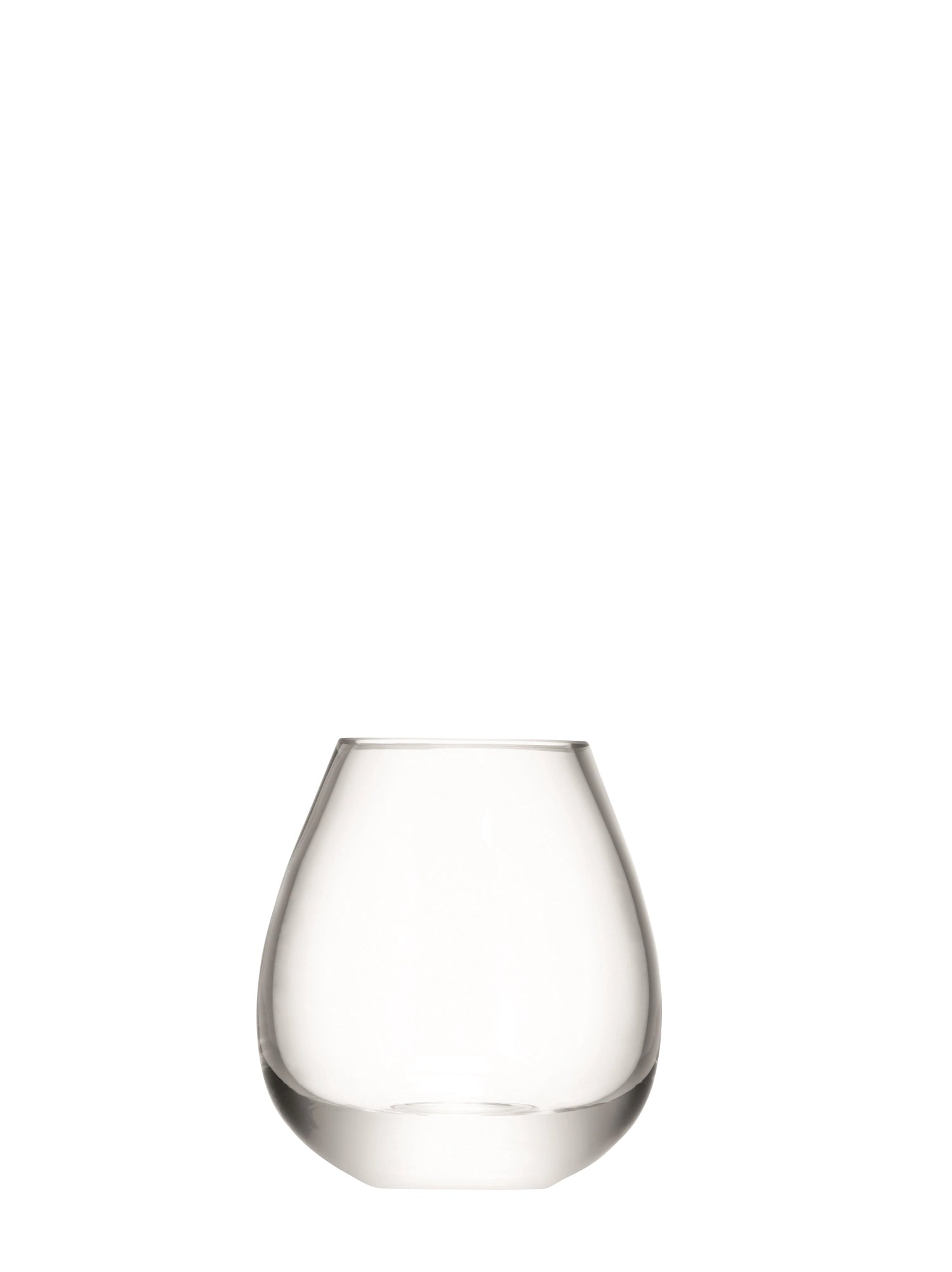 Flower mini table vase H9.5cm - clear