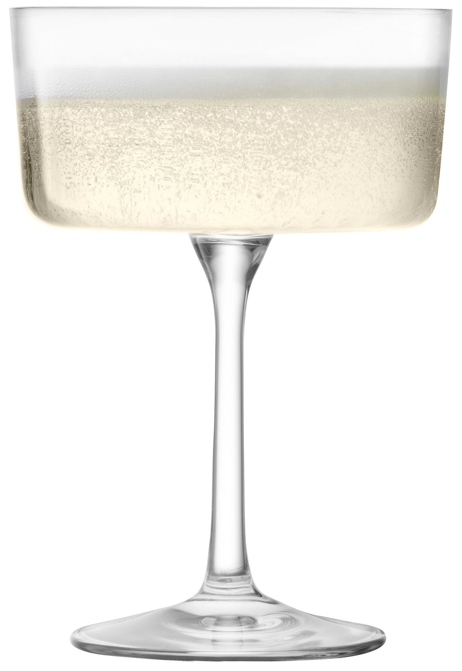 Elegantes 4er Set Gio Champagner- und Cocktailgläser von LSA, 230ml, perfekt für besondere Anlässe und stilvolle Getränkepräsentation.