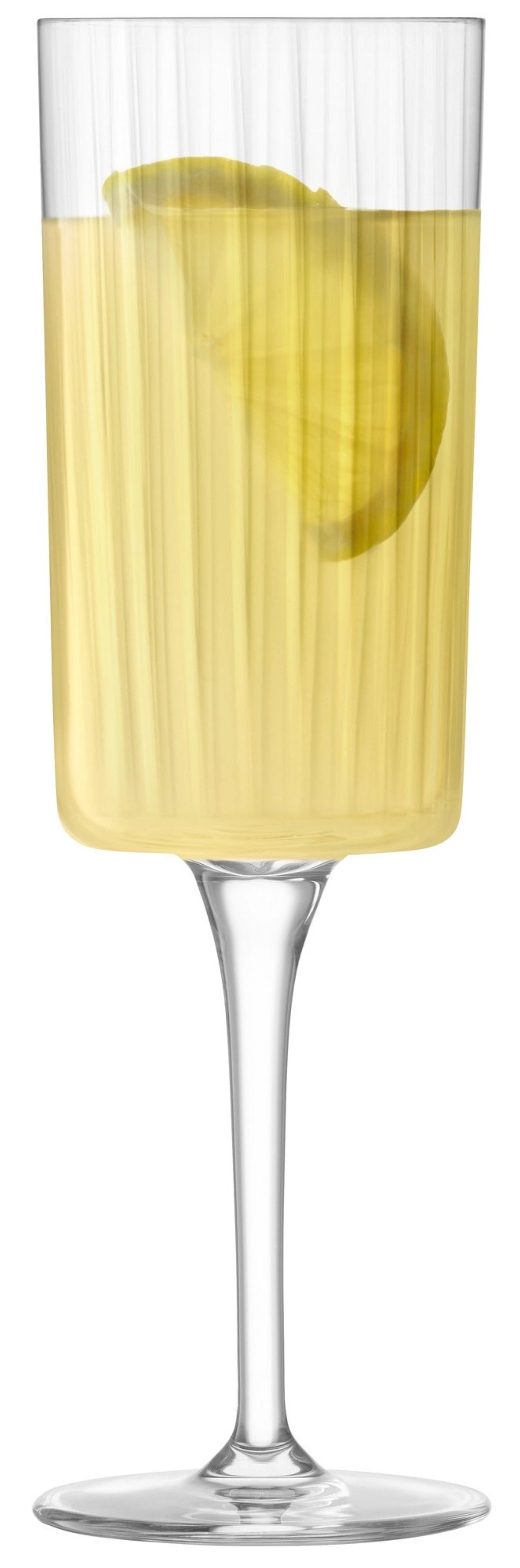 Stilvolles 4er Set Gio Champagnerflöten von LSA, 210ml, ideal für festliche Anlässe und um prickelnde Getränke in edlem Design zu servieren.