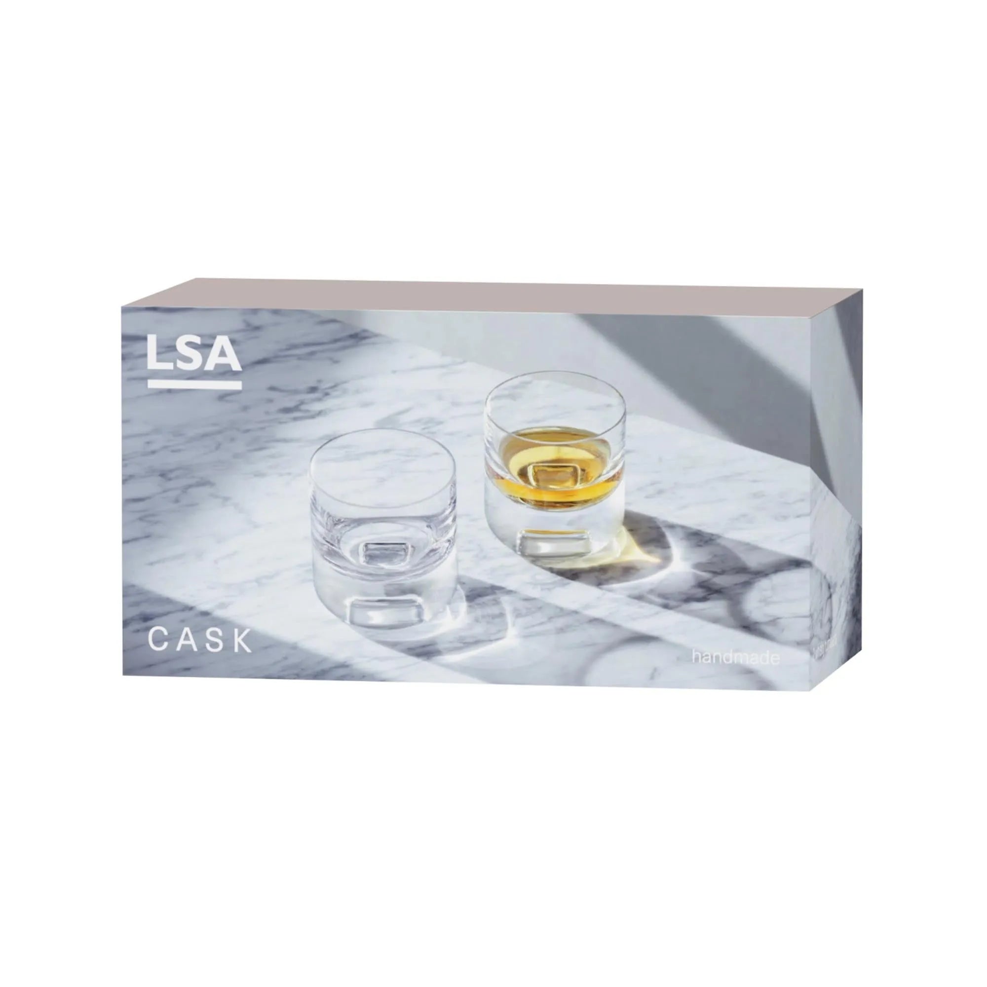 2er Set Cask Whiskyglas 240ml klar - KAQTU Design