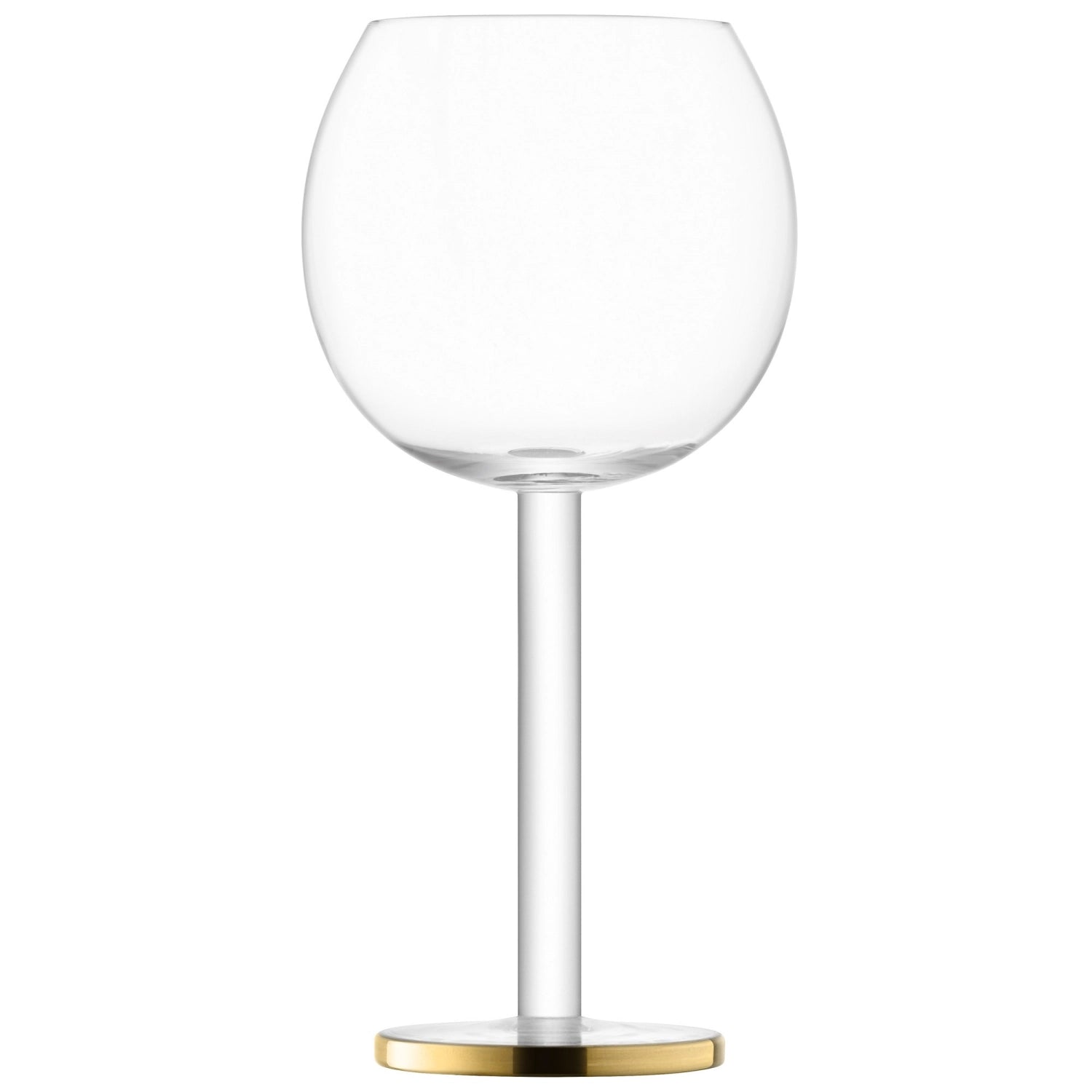 Elegantes 2er Set Luca Weinkelche von LSA, ideal für Rotwein, verziert mit luxuriösen goldenen Akzenten und einem Fassungsvermögen von 320ml.