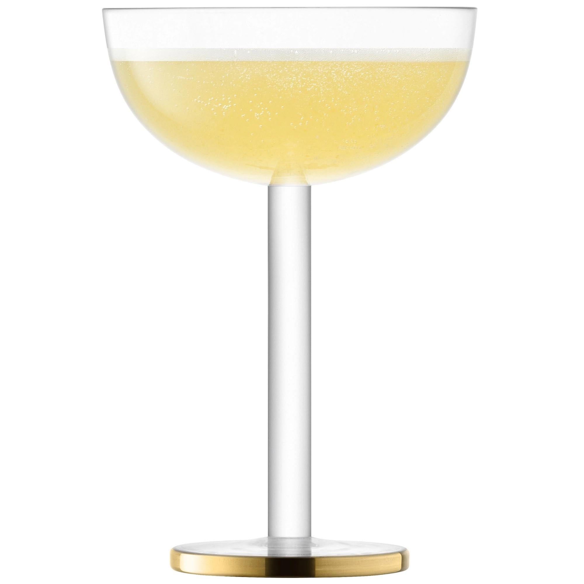 Elegantes 2er Set LSA Luca Coupe Gläser, 200ml, für feine Genüsse.
